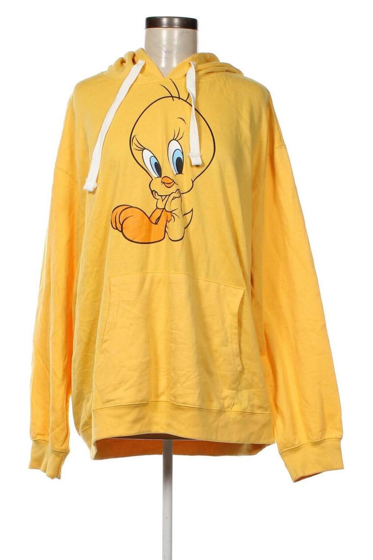 Hanorac de femei Looney Tunes, Mărime XXL, Culoare Galben, Preț 105,92 Lei