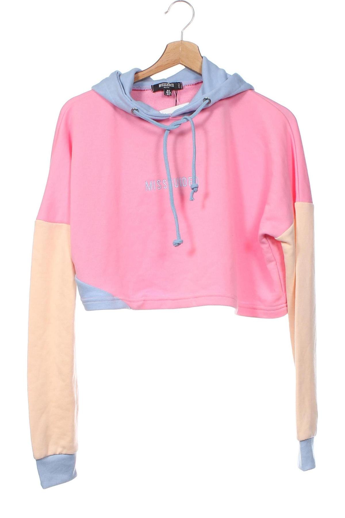 Γυναικείο φούτερ Missguided, Μέγεθος XS, Χρώμα Πολύχρωμο, Τιμή 15,95 €