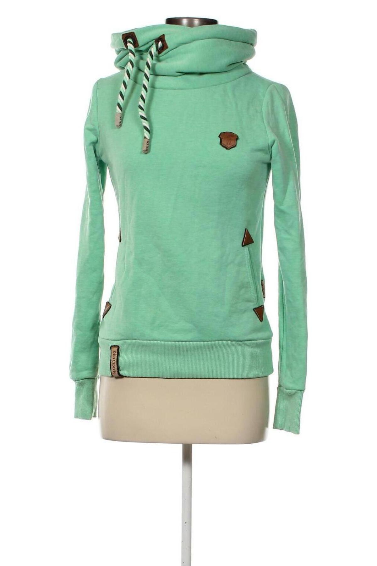 Damen Sweatshirt Naketano, Größe XS, Farbe Grün, Preis € 30,06