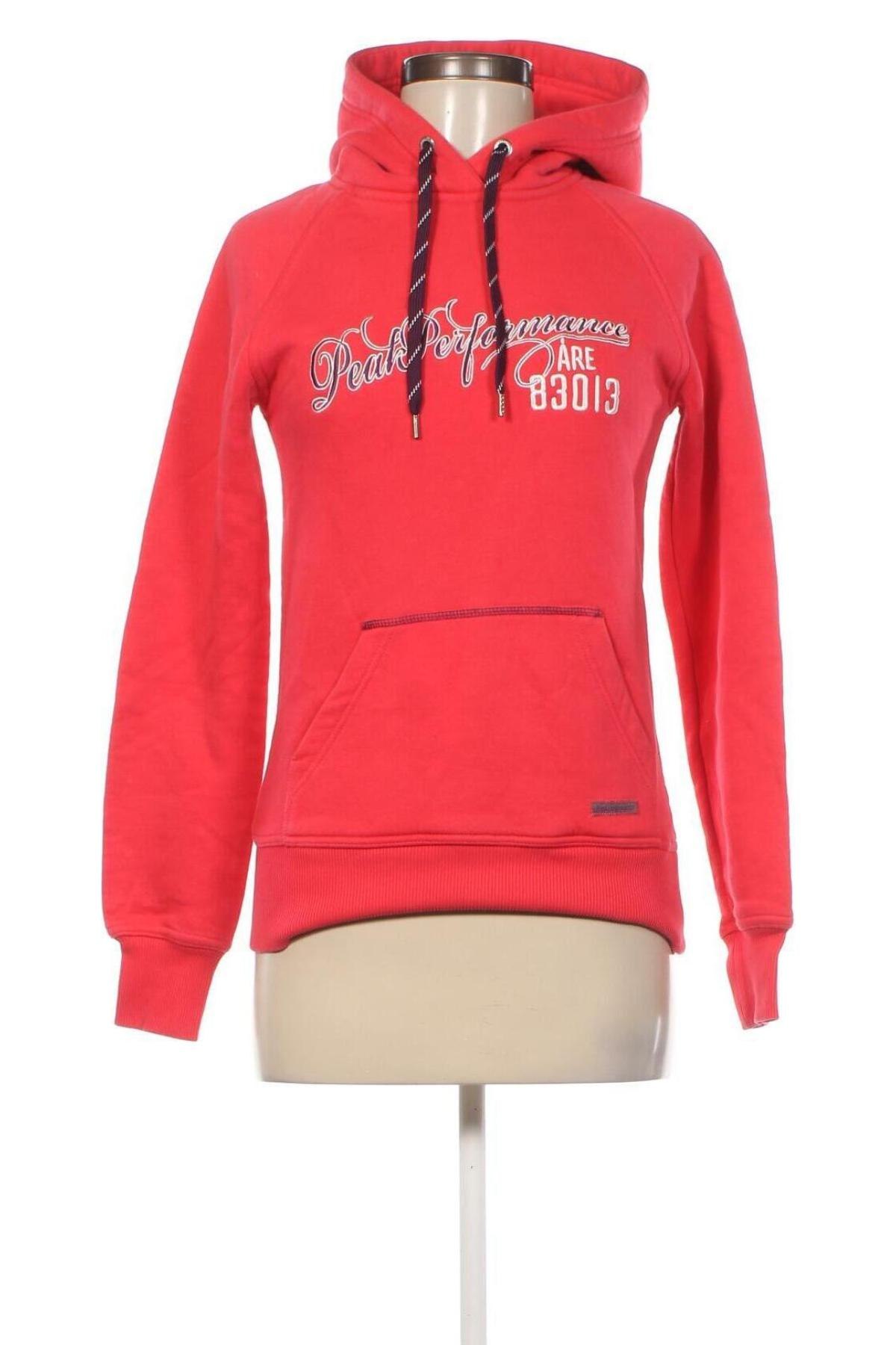 Damen Sweatshirt Peak Performance, Größe S, Farbe Rot, Preis 48,50 €
