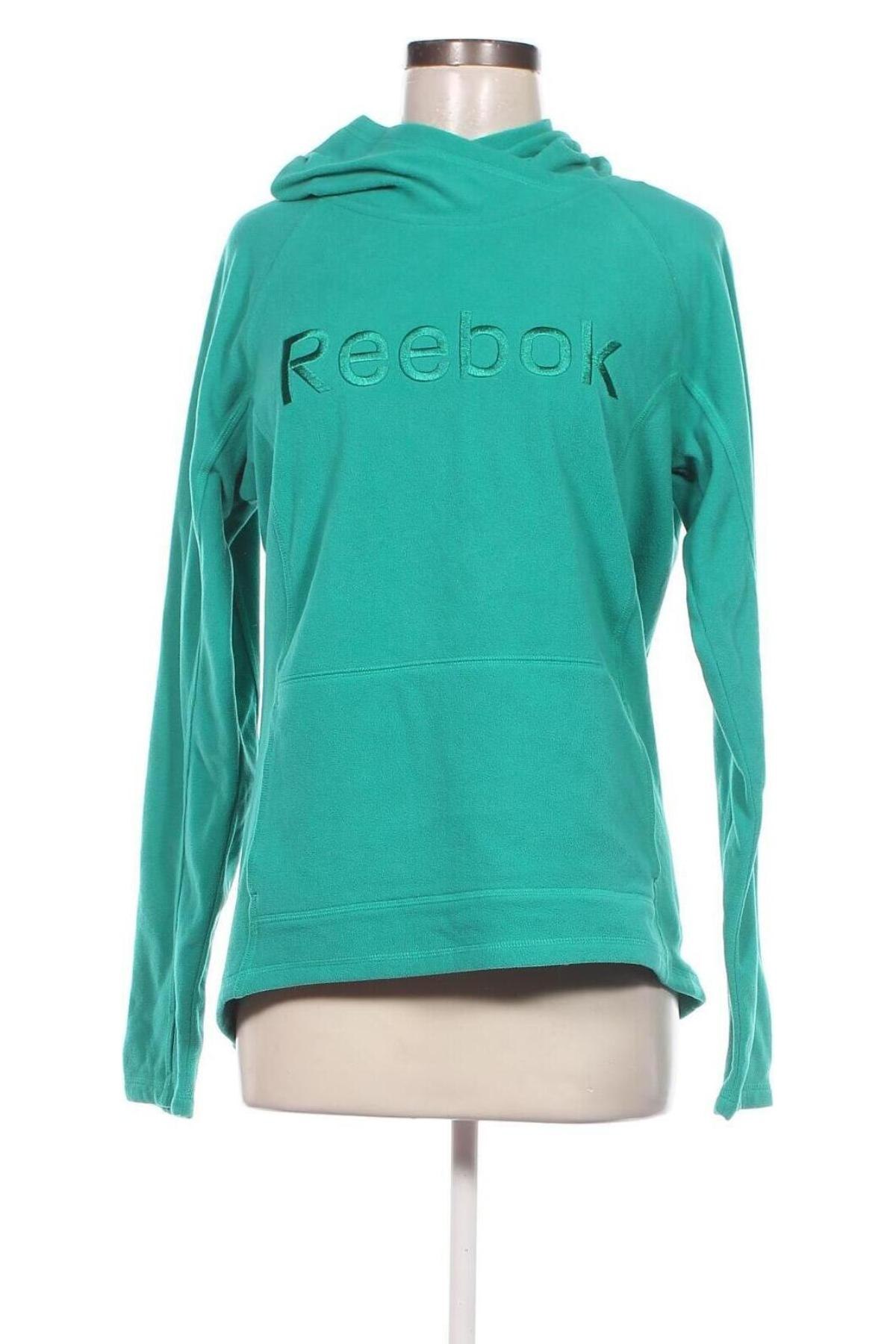 Γυναικείο φούτερ Reebok, Μέγεθος L, Χρώμα Πράσινο, Τιμή 28,21 €