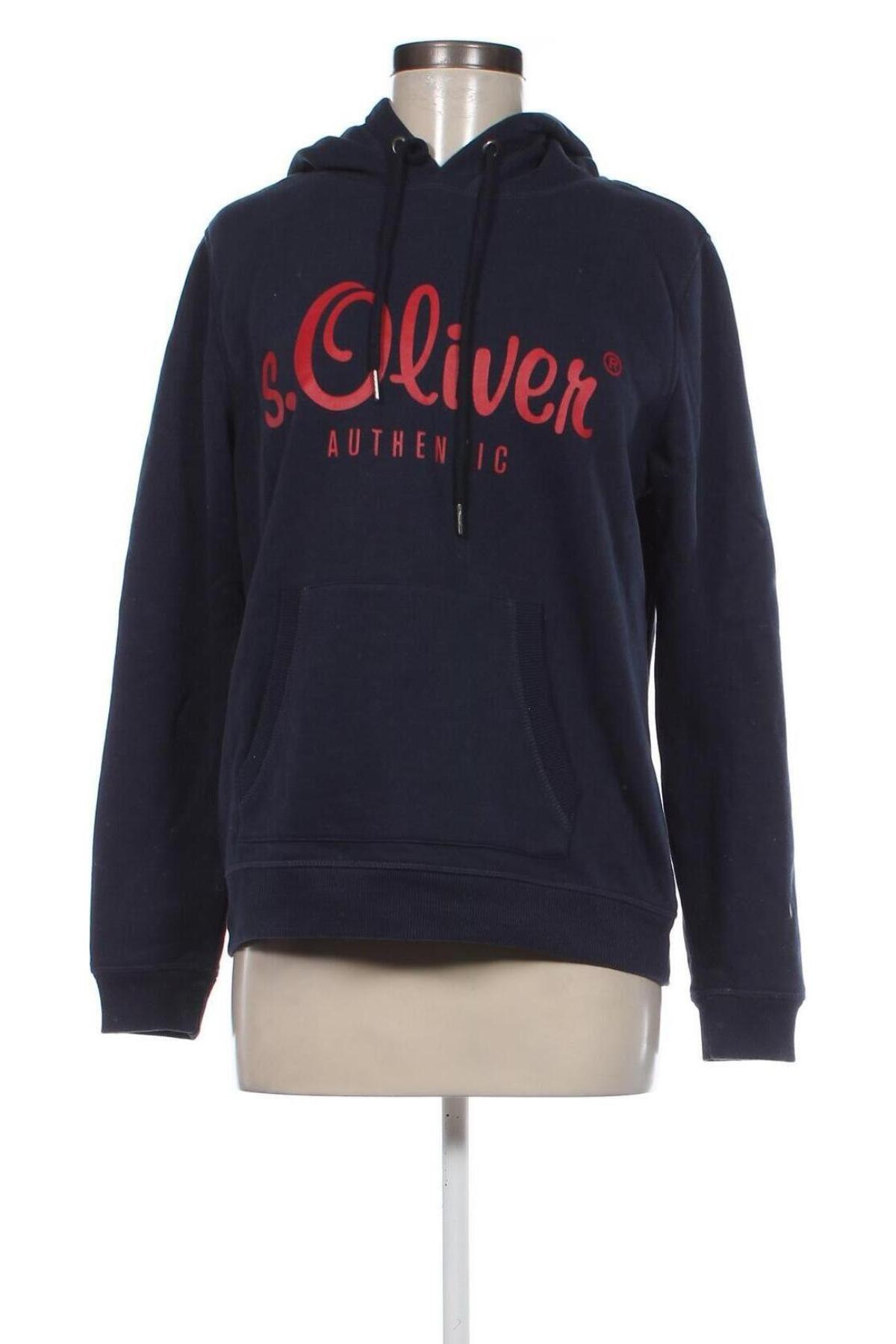 Γυναικείο φούτερ S.Oliver, Μέγεθος M, Χρώμα Μπλέ, Τιμή 14,28 €