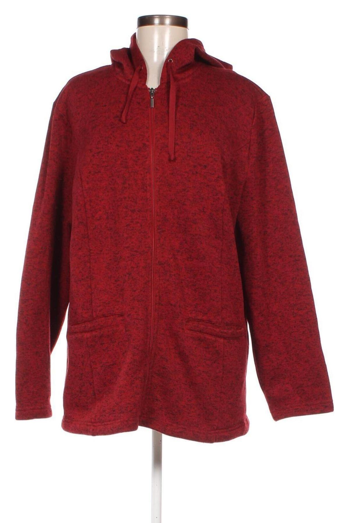 Γυναικείο φούτερ Sheego, Μέγεθος XL, Χρώμα Κόκκινο, Τιμή 12,68 €