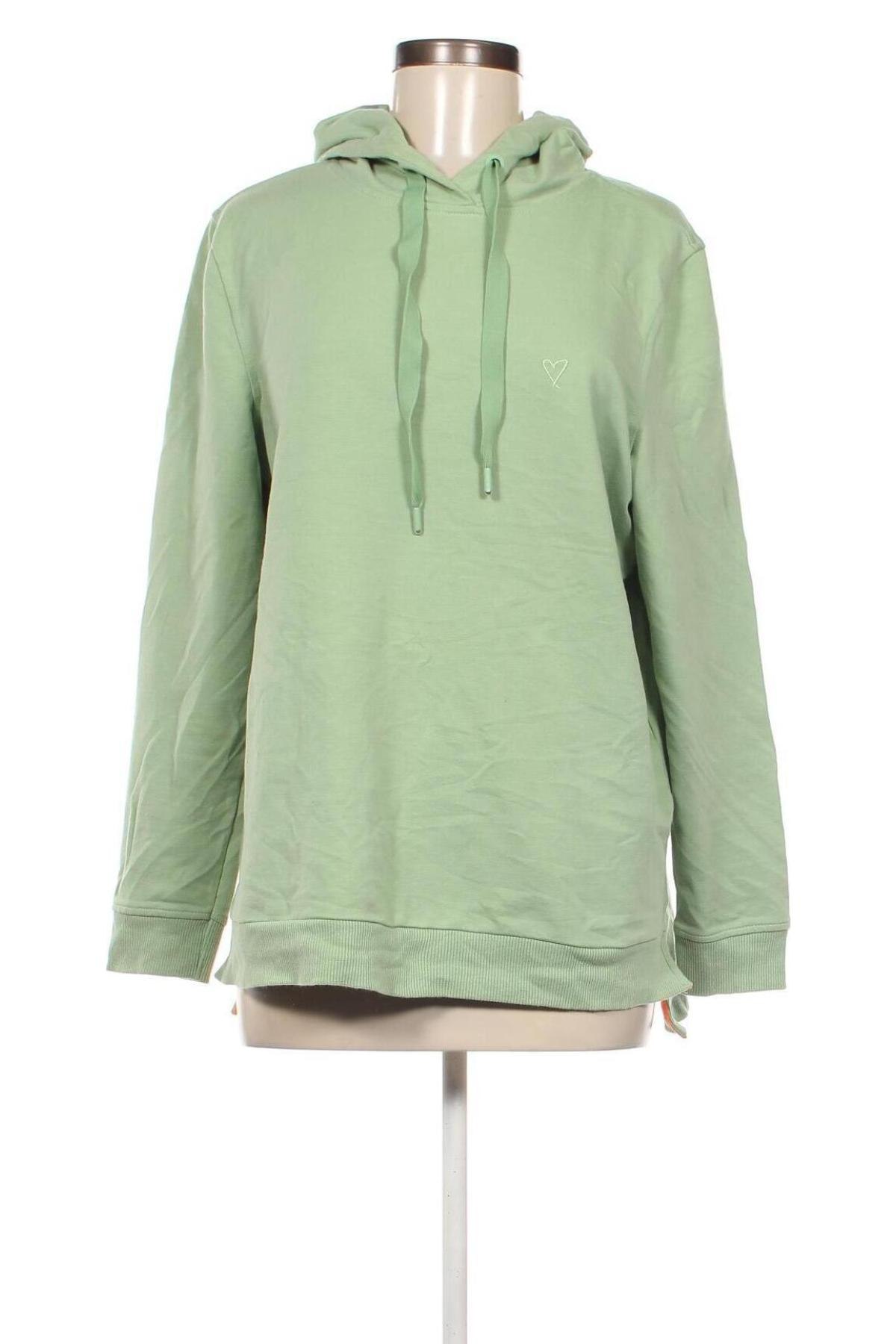 Damen Sweatshirt Street One, Größe M, Farbe Grün, Preis 28,53 €