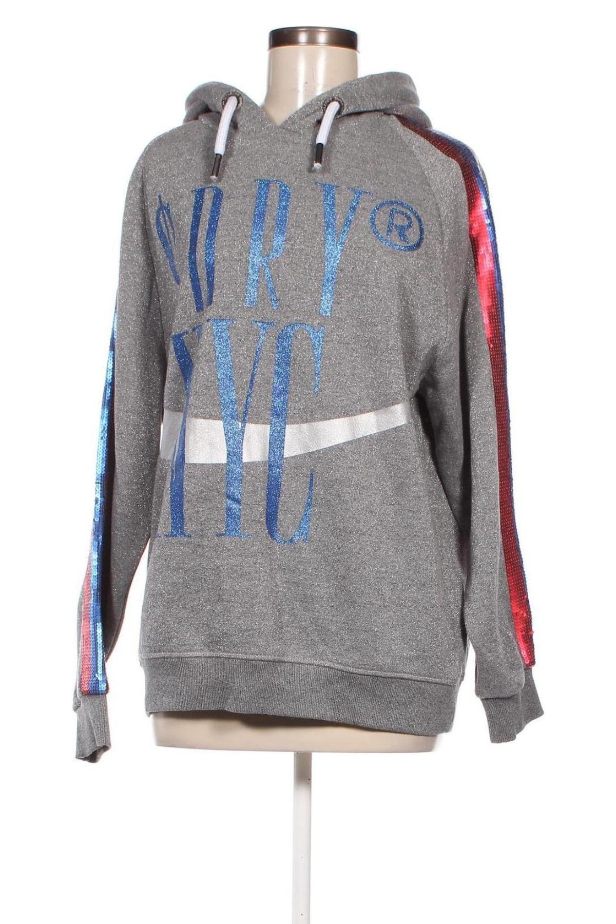 Damen Sweatshirt Superdry, Größe XS, Farbe Grau, Preis 29,44 €