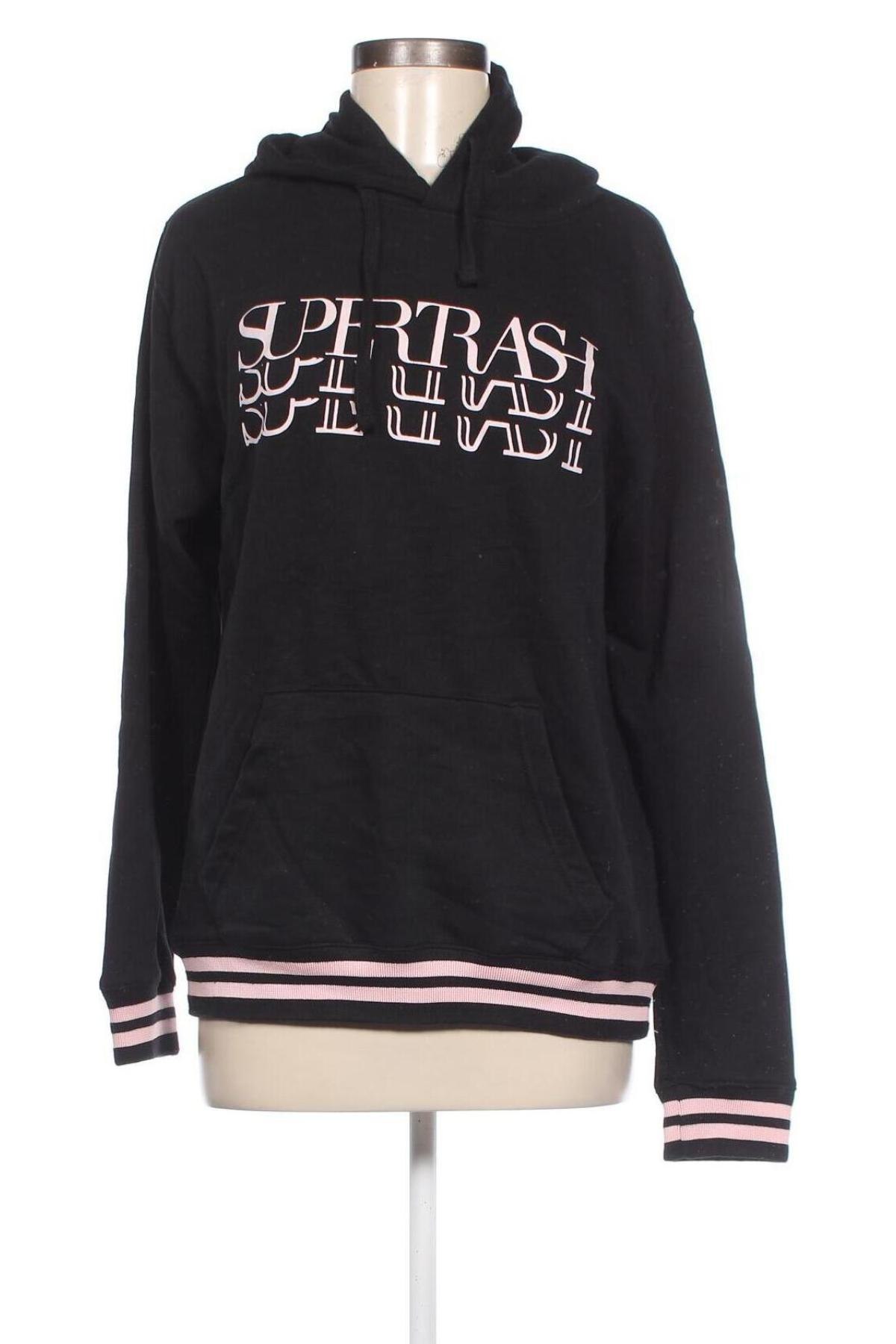 Női sweatshirt Supertrash, Méret L, Szín Fekete, Ár 10 960 Ft