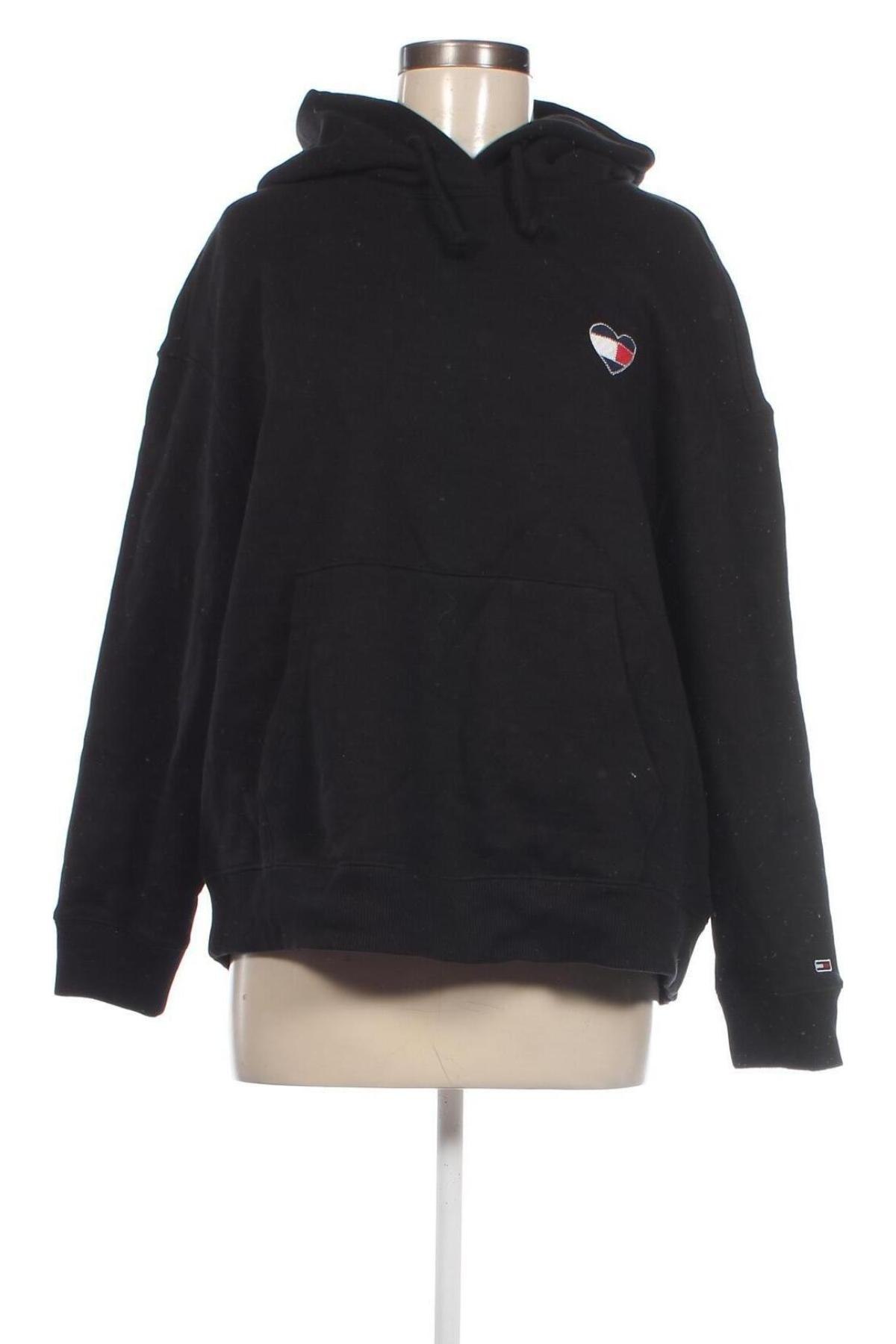 Damen Sweatshirt Tommy Jeans, Größe XXL, Farbe Schwarz, Preis € 42,59