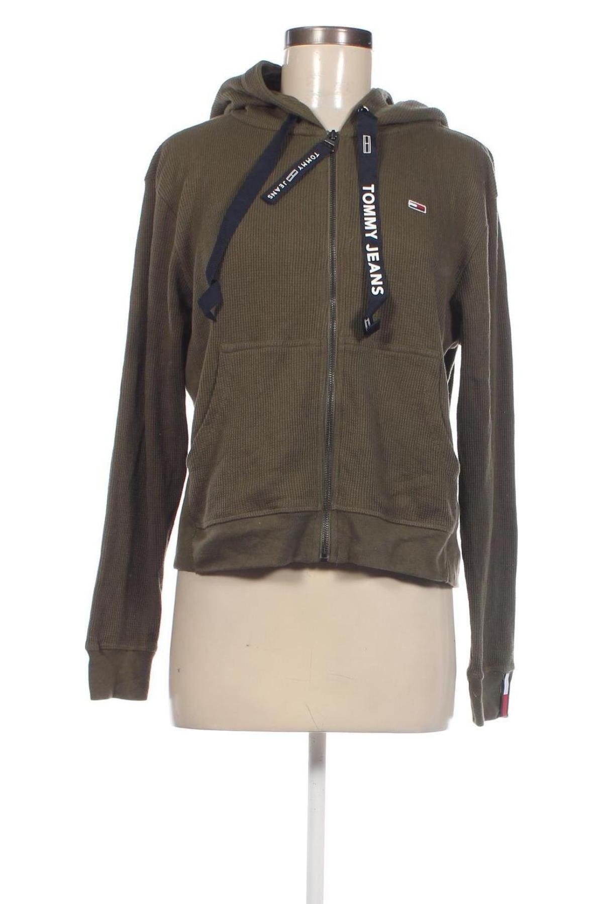 Hanorac de femei Tommy Jeans, Mărime M, Culoare Verde, Preț 223,68 Lei