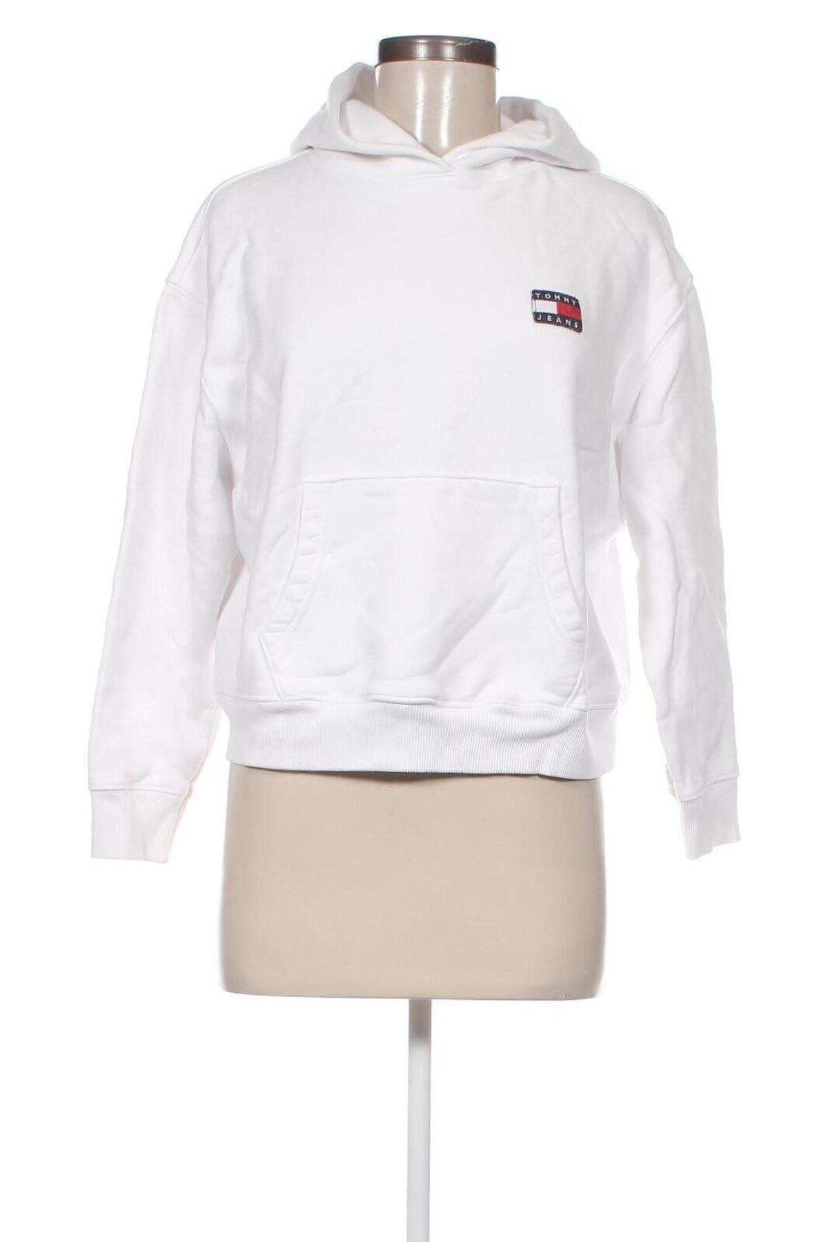 Női sweatshirt Tommy Jeans, Méret XS, Szín Fehér, Ár 14 664 Ft