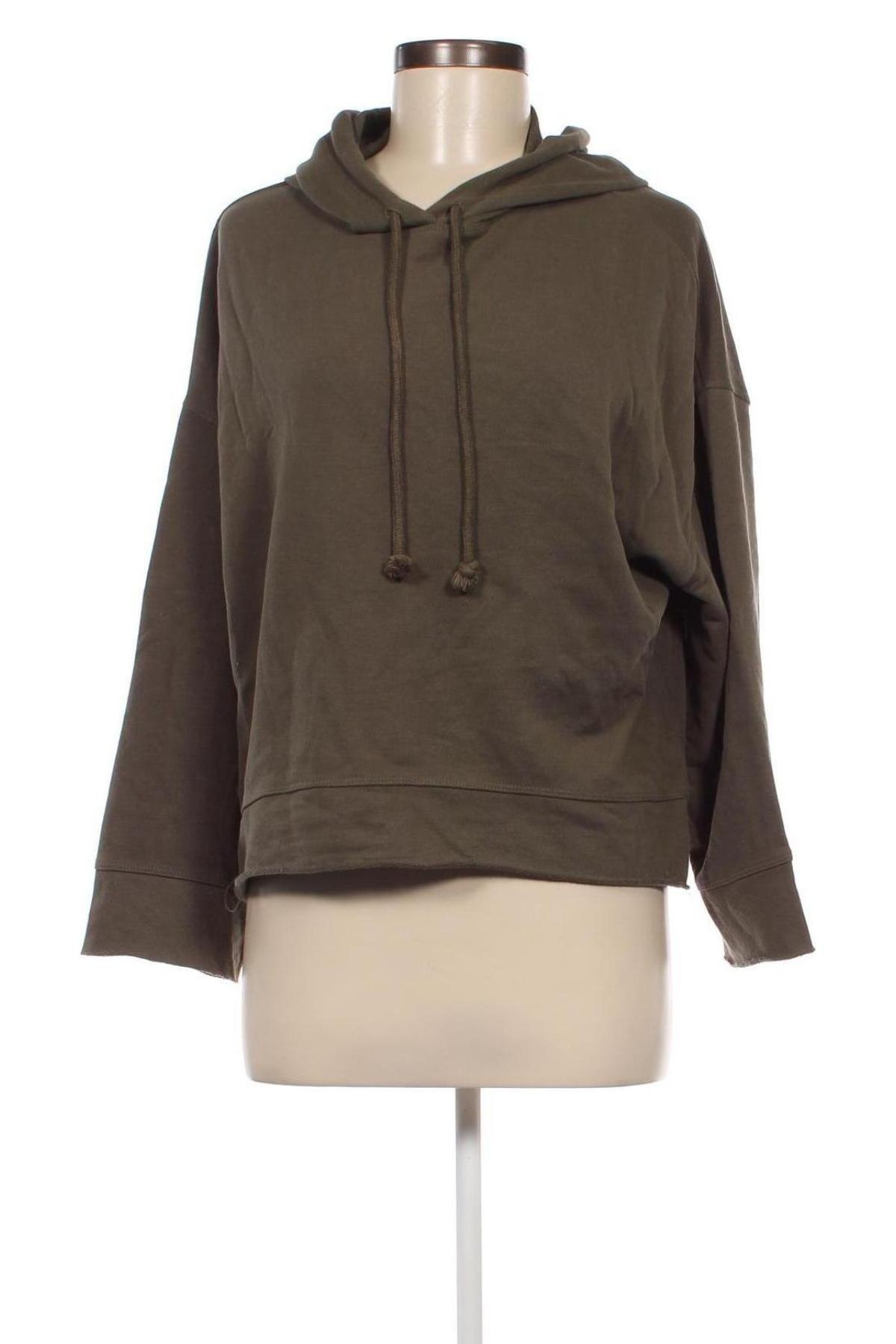 Damen Sweatshirt Zara Trafaluc, Größe M, Farbe Grün, Preis 7,66 €