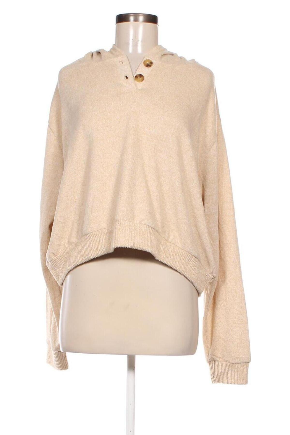 Damen Sweatshirt Zeeman, Größe XXL, Farbe Beige, Preis 11,10 €