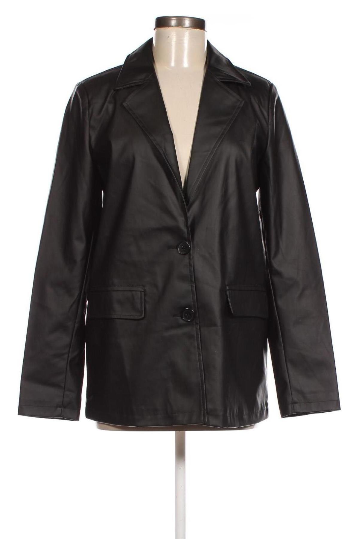 Damen Lederblazer Noisy May, Größe M, Farbe Schwarz, Preis € 36,08