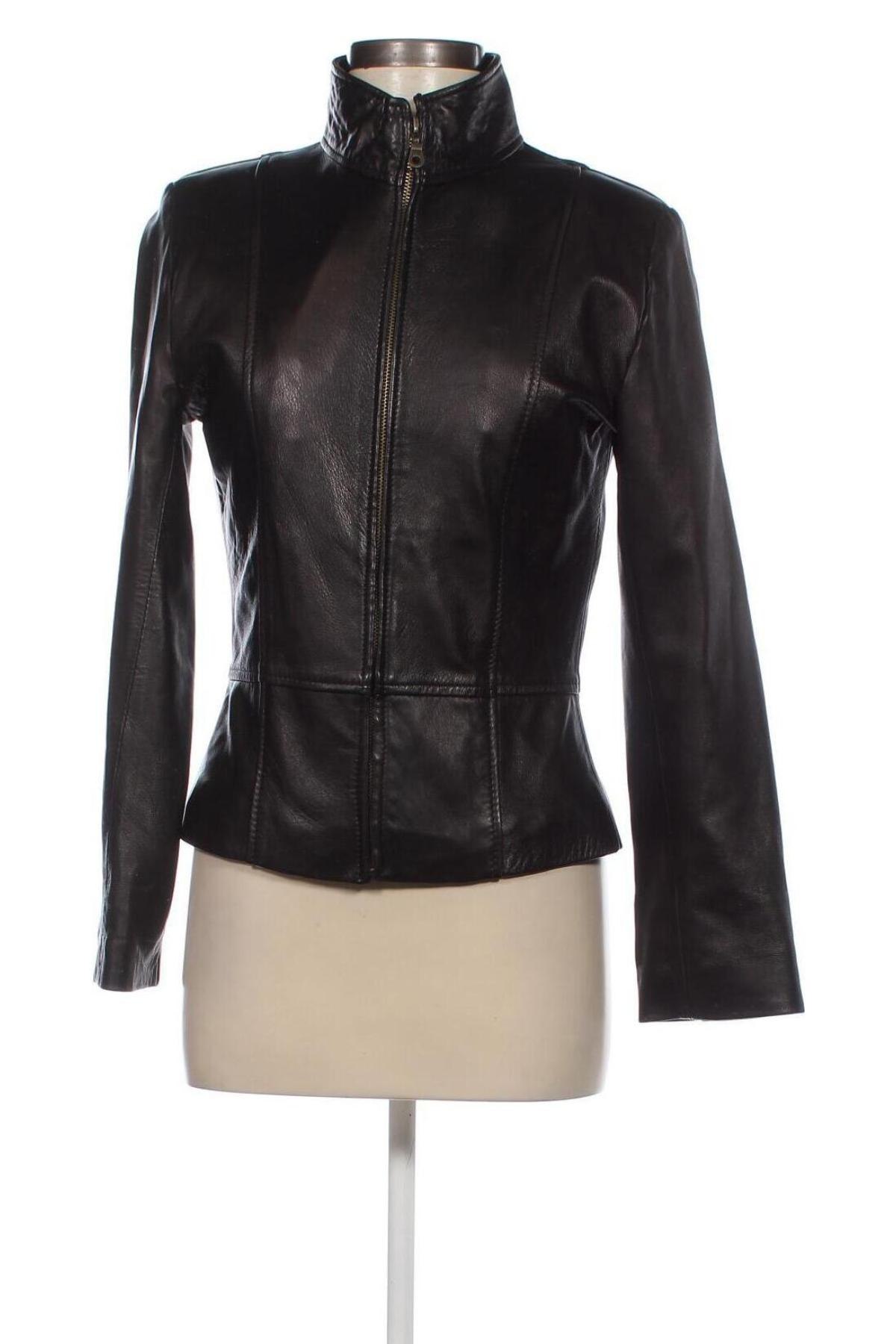 Damen Lederjacke, Größe L, Farbe Schwarz, Preis € 41,06