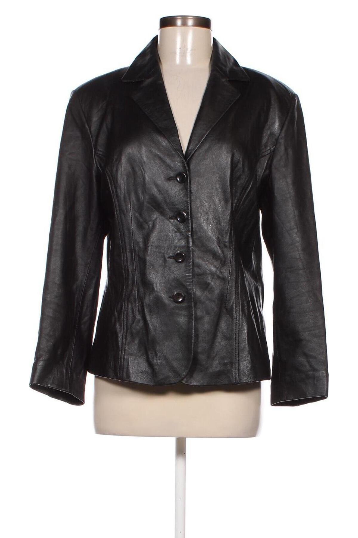 Damen Lederjacke, Größe XXL, Farbe Schwarz, Preis € 63,29