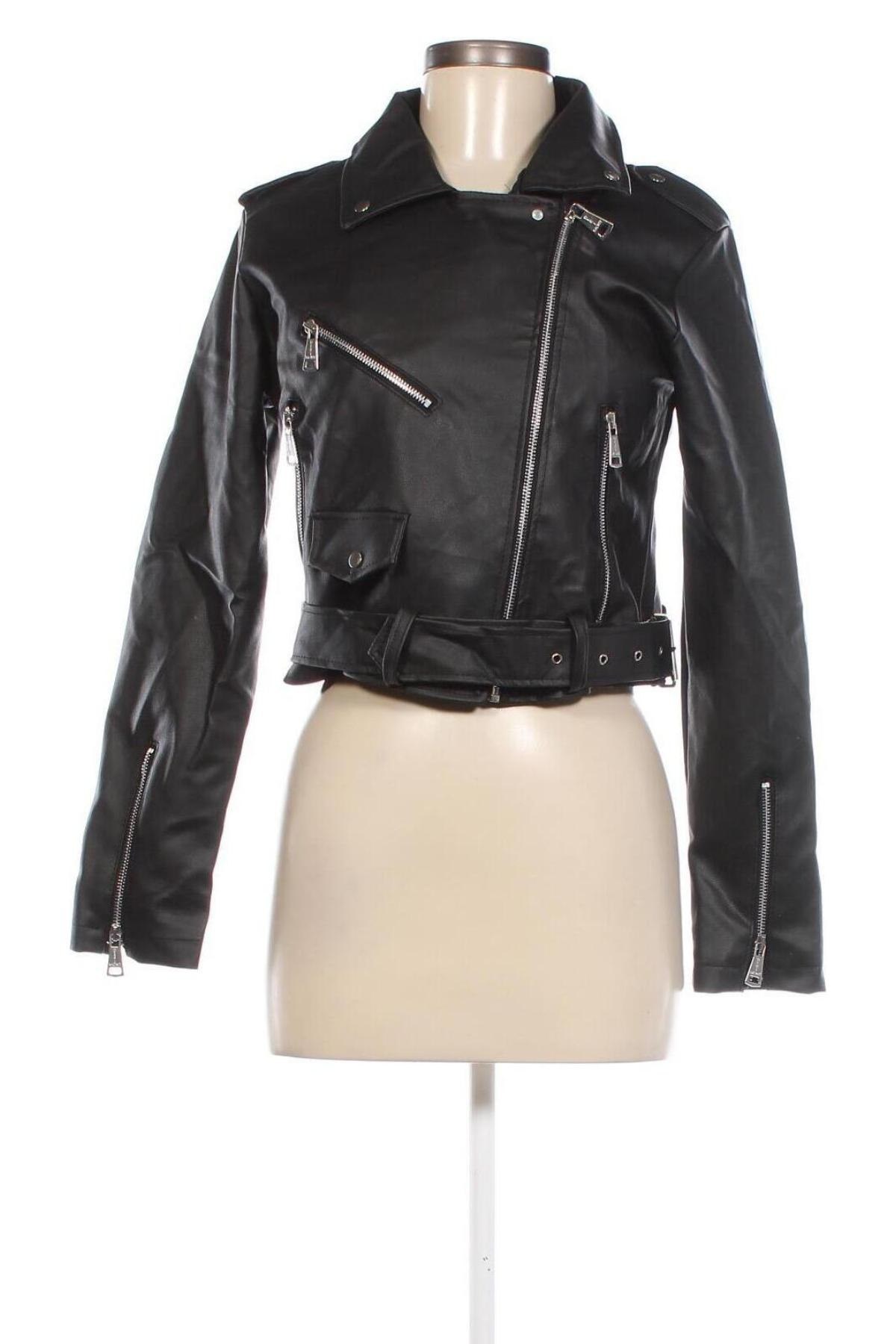 Dámska kožená bunda , Veľkosť M, Farba Čierna, Cena  13,89 €