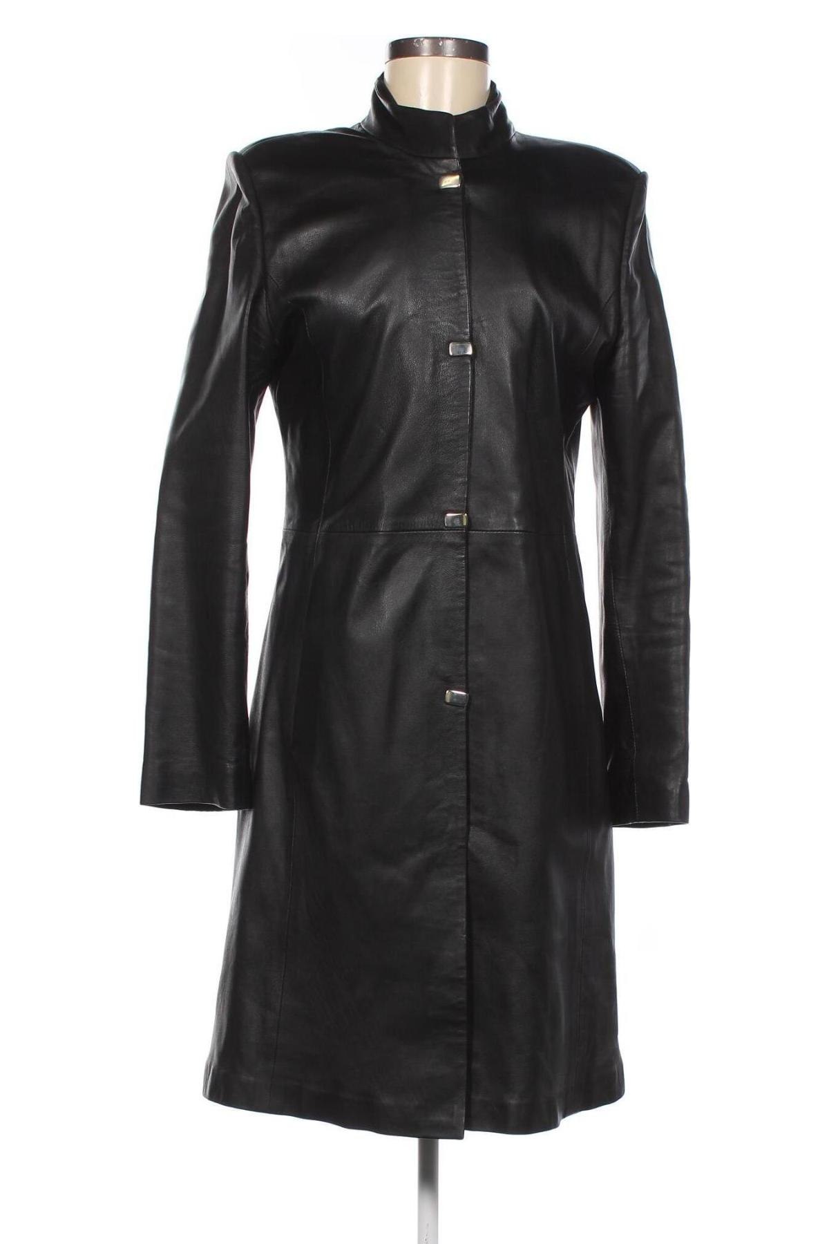 Dámska kožená bunda , Veľkosť L, Farba Čierna, Cena  103,99 €