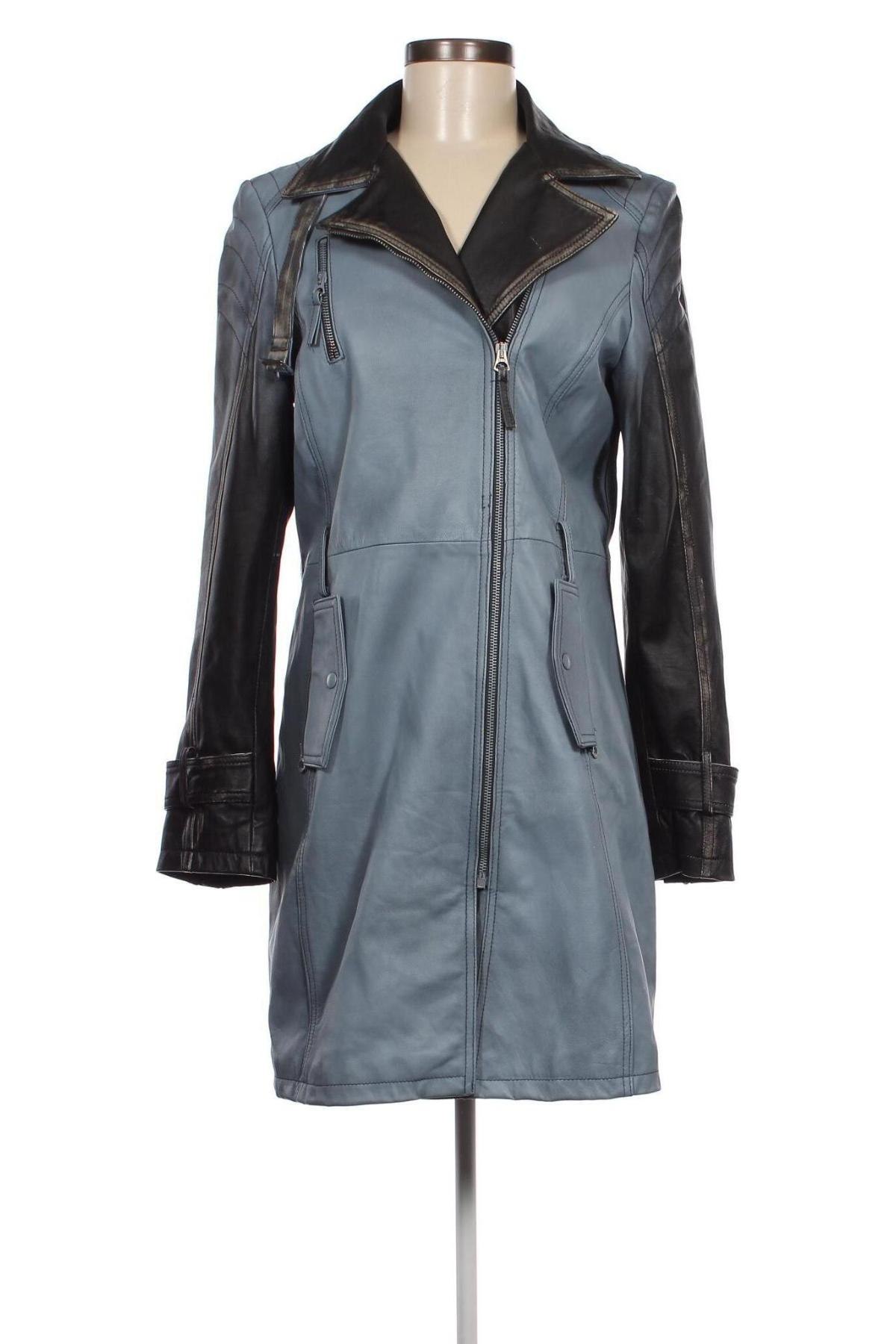 Dámska kožená bunda , Veľkosť M, Farba Modrá, Cena  50,68 €