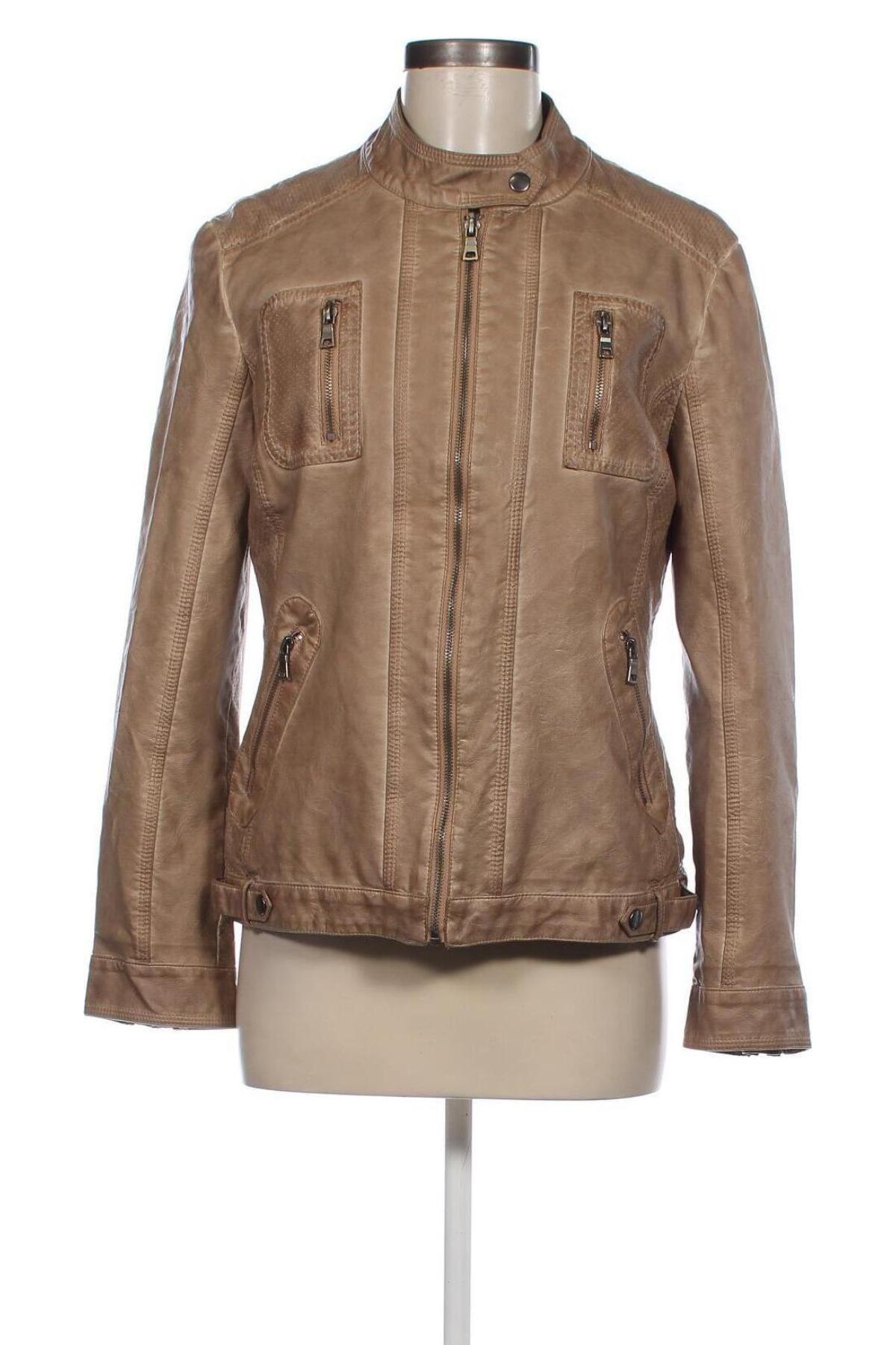 Damen Lederjacke 17 & Co., Größe L, Farbe Braun, Preis € 18,76