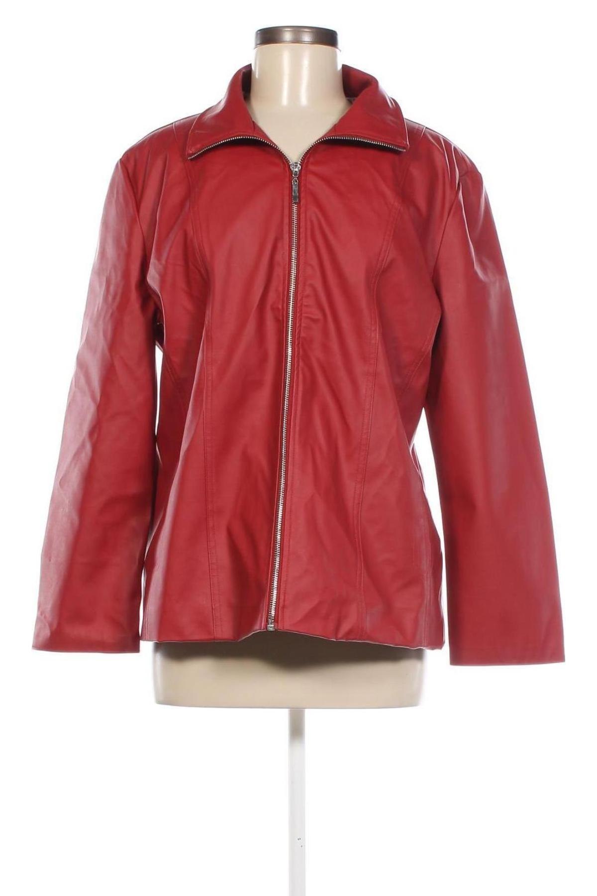 Γυναικείο δερμάτινο μπουφάν Atlas For Women, Μέγεθος XL, Χρώμα Κόκκινο, Τιμή 17,00 €