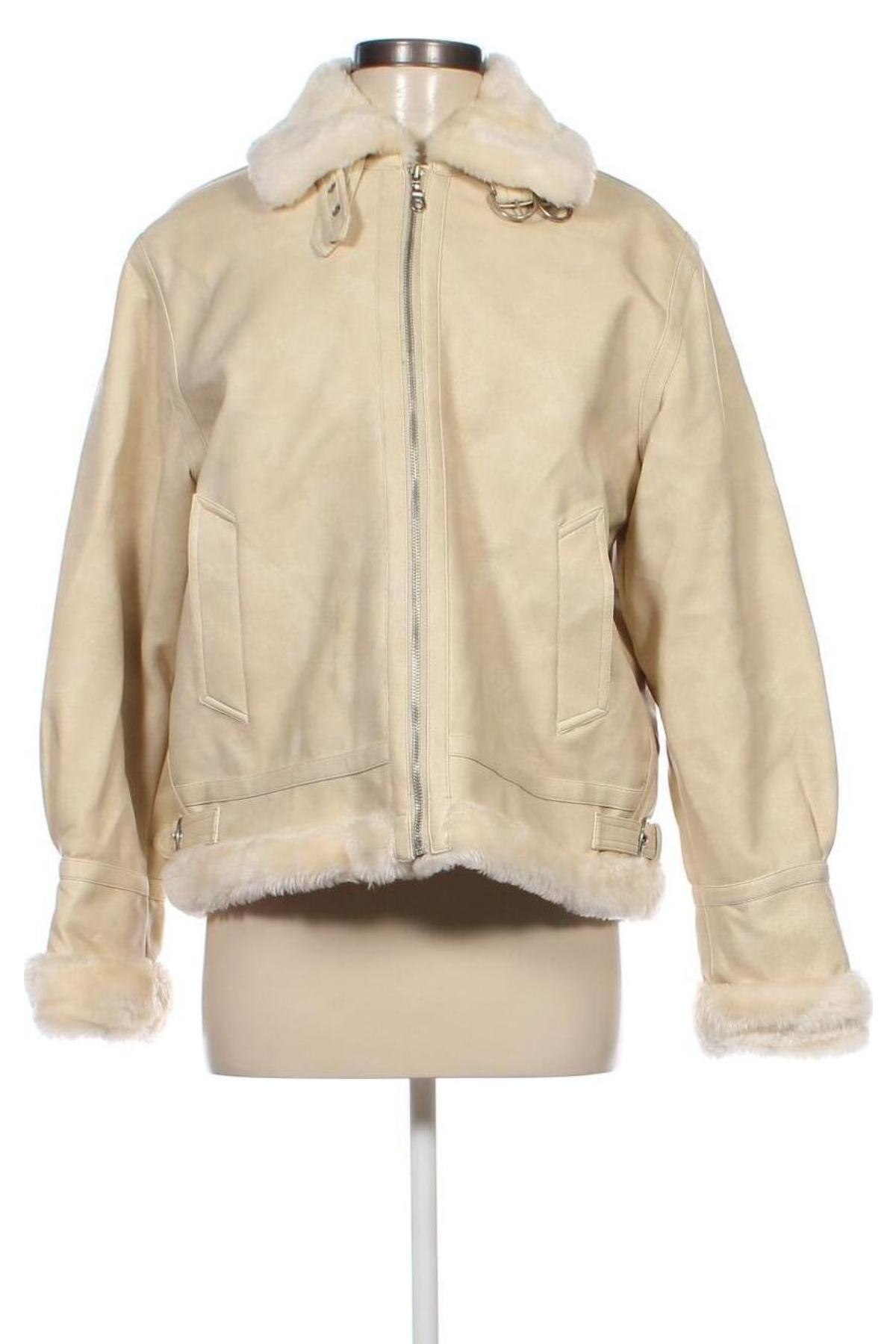 Damen Lederjacke Biaggini, Größe M, Farbe Beige, Preis € 23,87