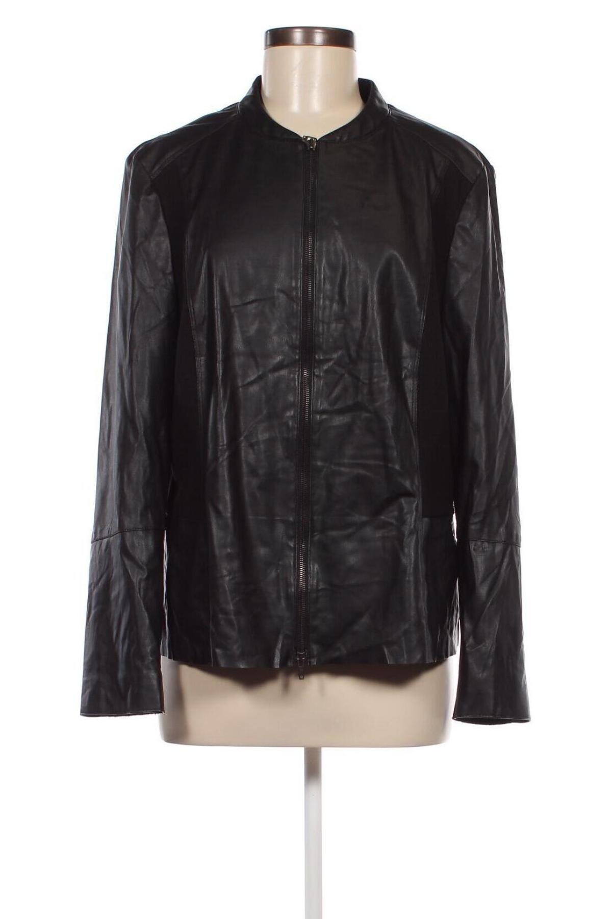 Γυναικείο δερμάτινο μπουφάν Bianca, Μέγεθος XL, Χρώμα Μαύρο, Τιμή 22,73 €