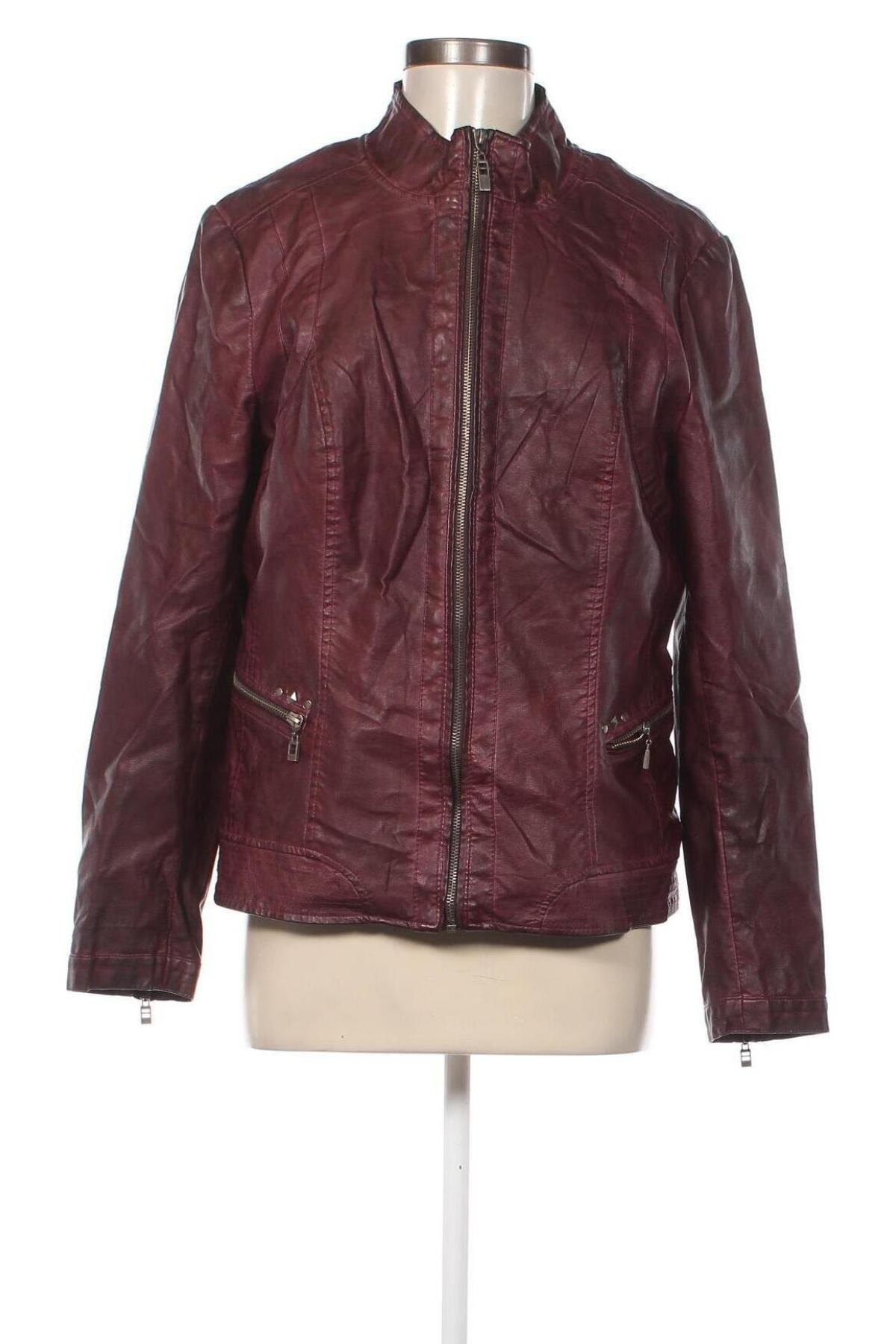 Damen Lederjacke Canda, Größe XL, Farbe Rot, Preis € 20,46