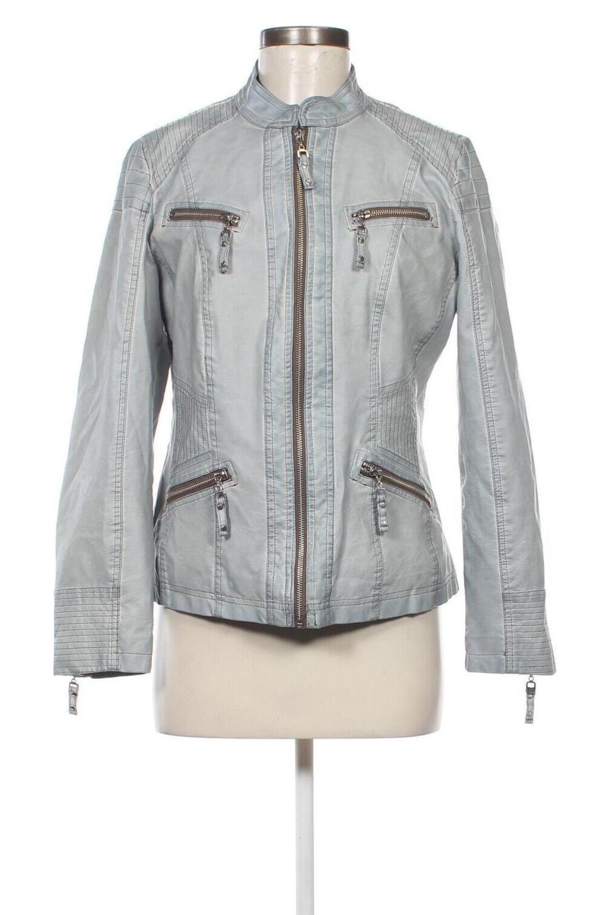 Damen Lederjacke Canda, Größe M, Farbe Blau, Preis € 20,46