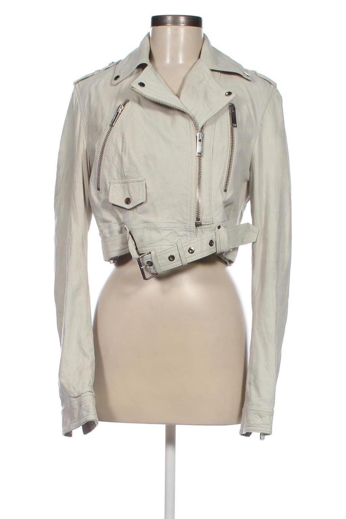 Damen Lederjacke Flo Clo, Größe M, Farbe Grau, Preis € 185,72