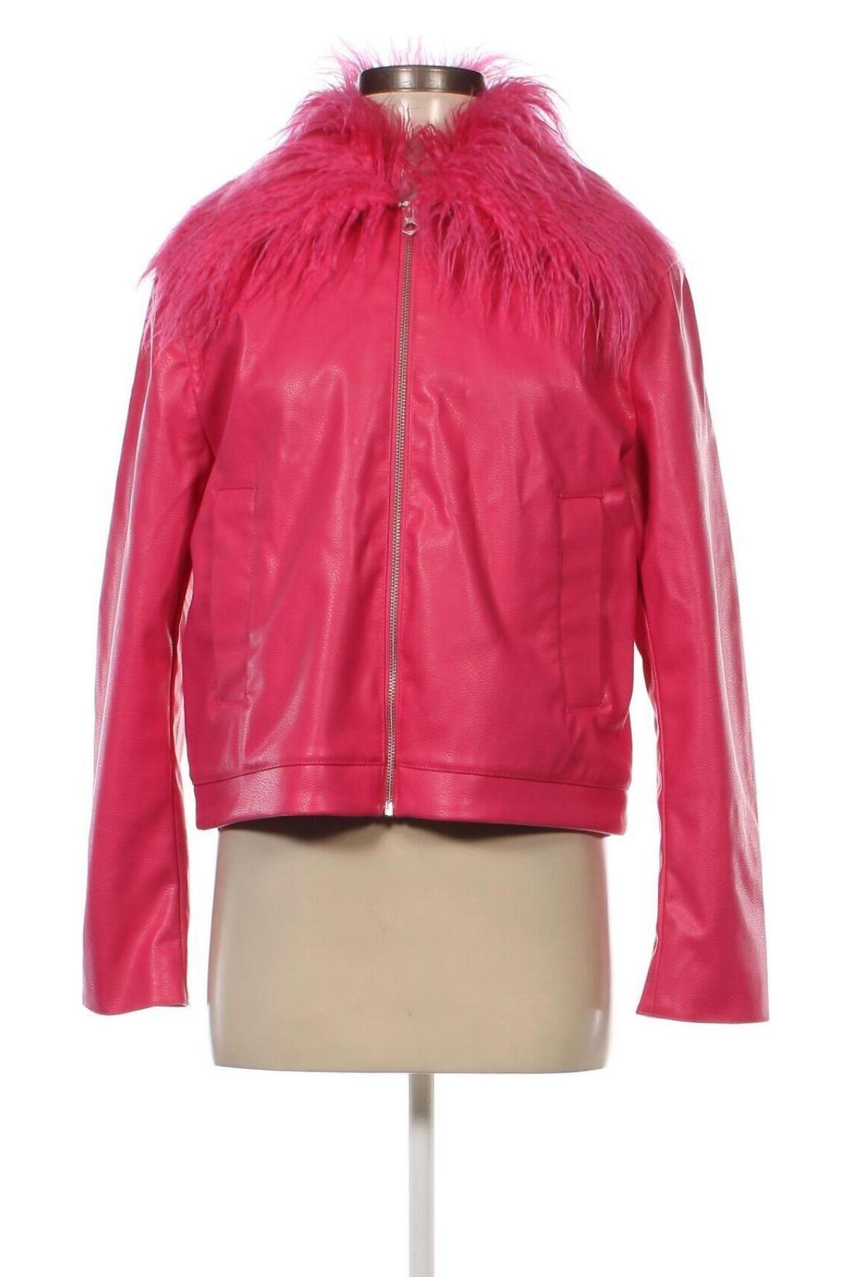 Damen Lederjacke H&M Divided, Größe S, Farbe Rosa, Preis 16,25 €