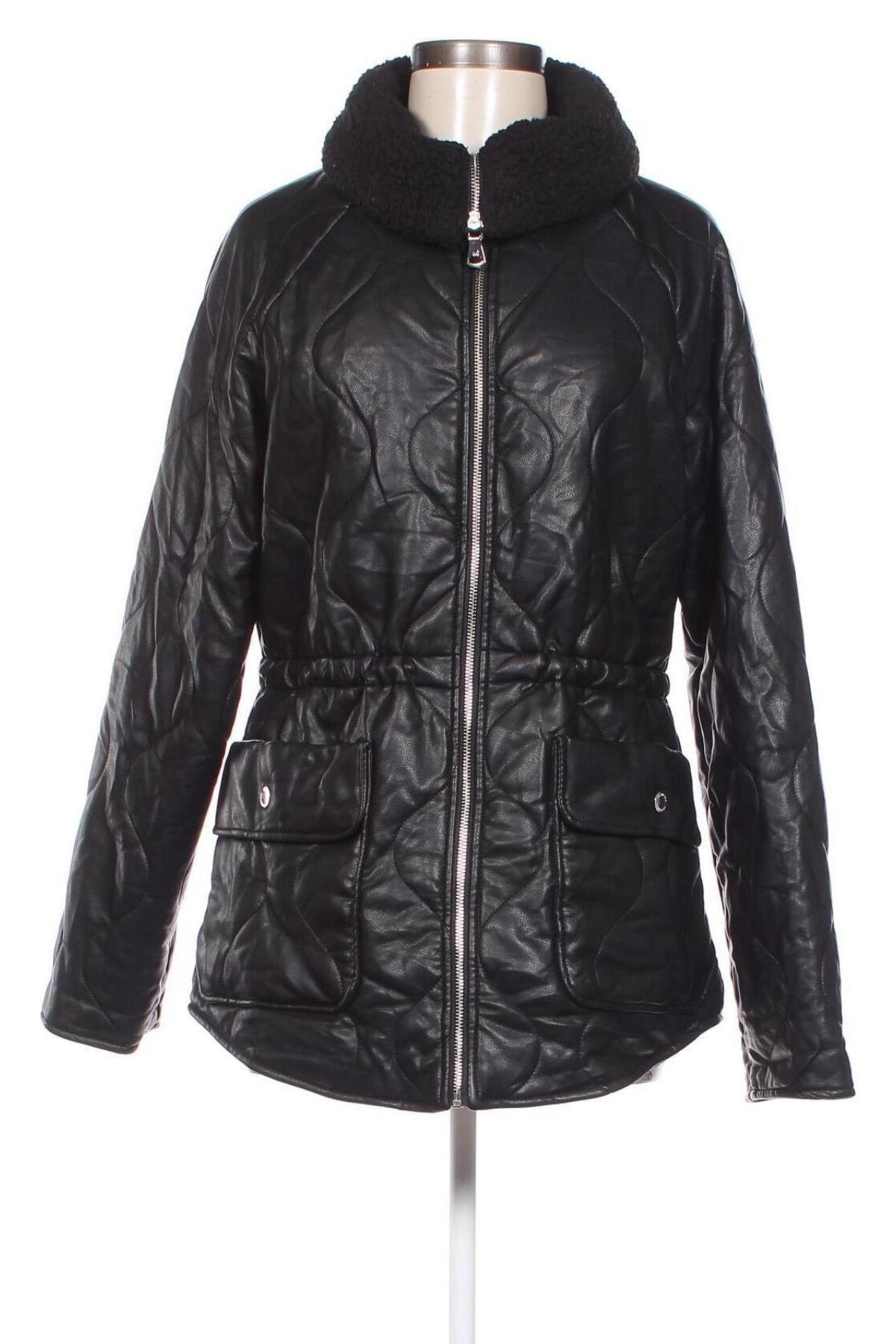 Damen Lederjacke Kenneth Cole, Größe M, Farbe Schwarz, Preis € 17,22