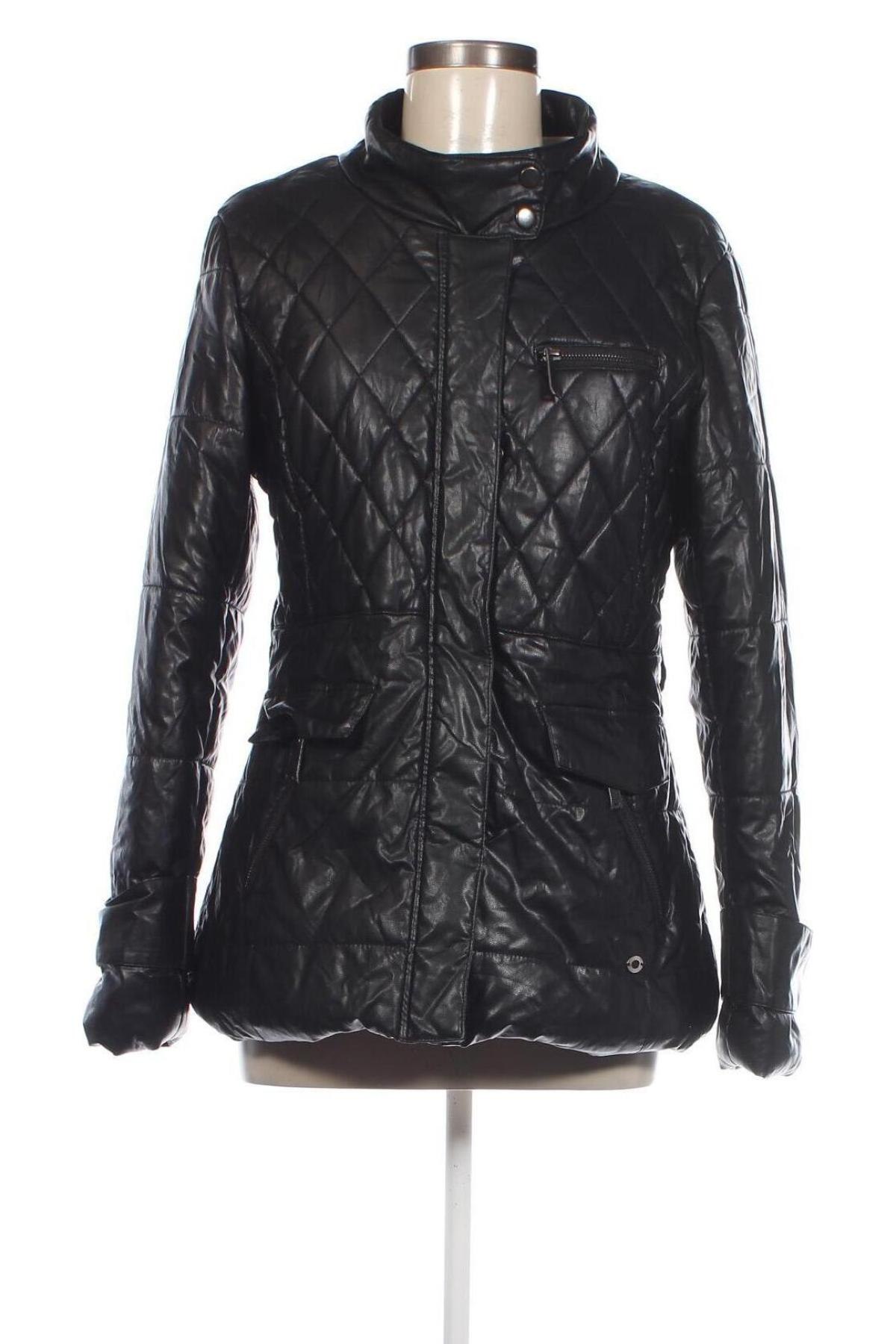 Dámská kožená bunda  Lisa Tossa, Velikost M, Barva Černá, Cena  430,00 Kč