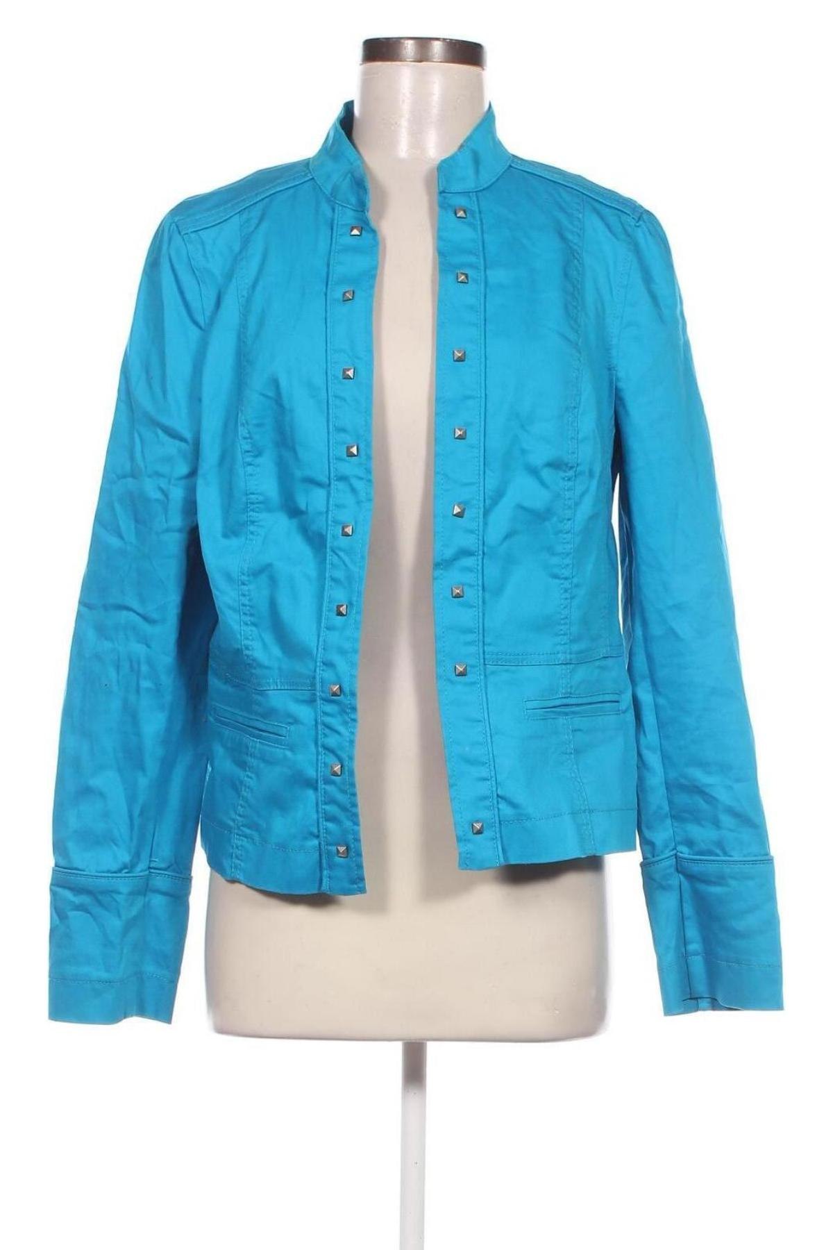 Damen Lederjacke Miss Etam, Größe XL, Farbe Blau, Preis 17,22 €