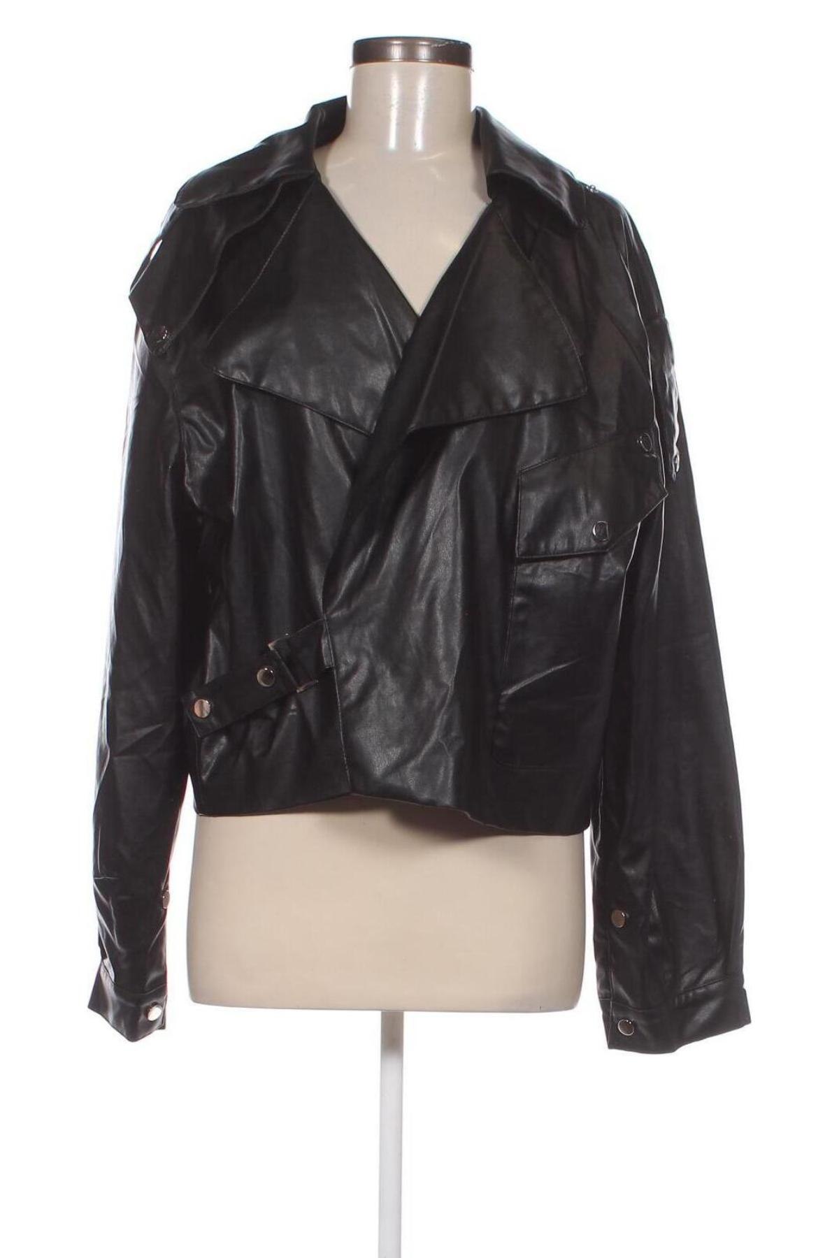 Dámska kožená bunda  Misspap, Veľkosť M, Farba Čierna, Cena  29,20 €