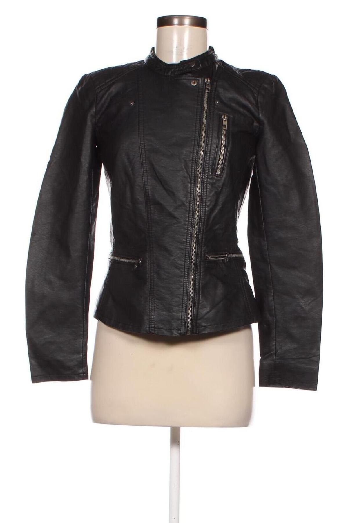 Damen Lederjacke ONLY, Größe XS, Farbe Schwarz, Preis € 22,82