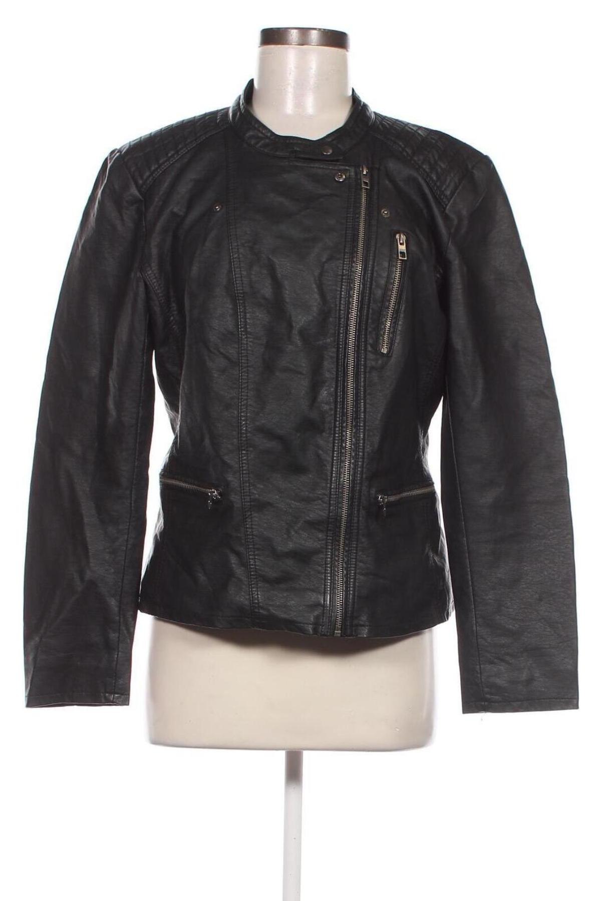 Dámska kožená bunda  ONLY, Veľkosť L, Farba Čierna, Cena  13,95 €
