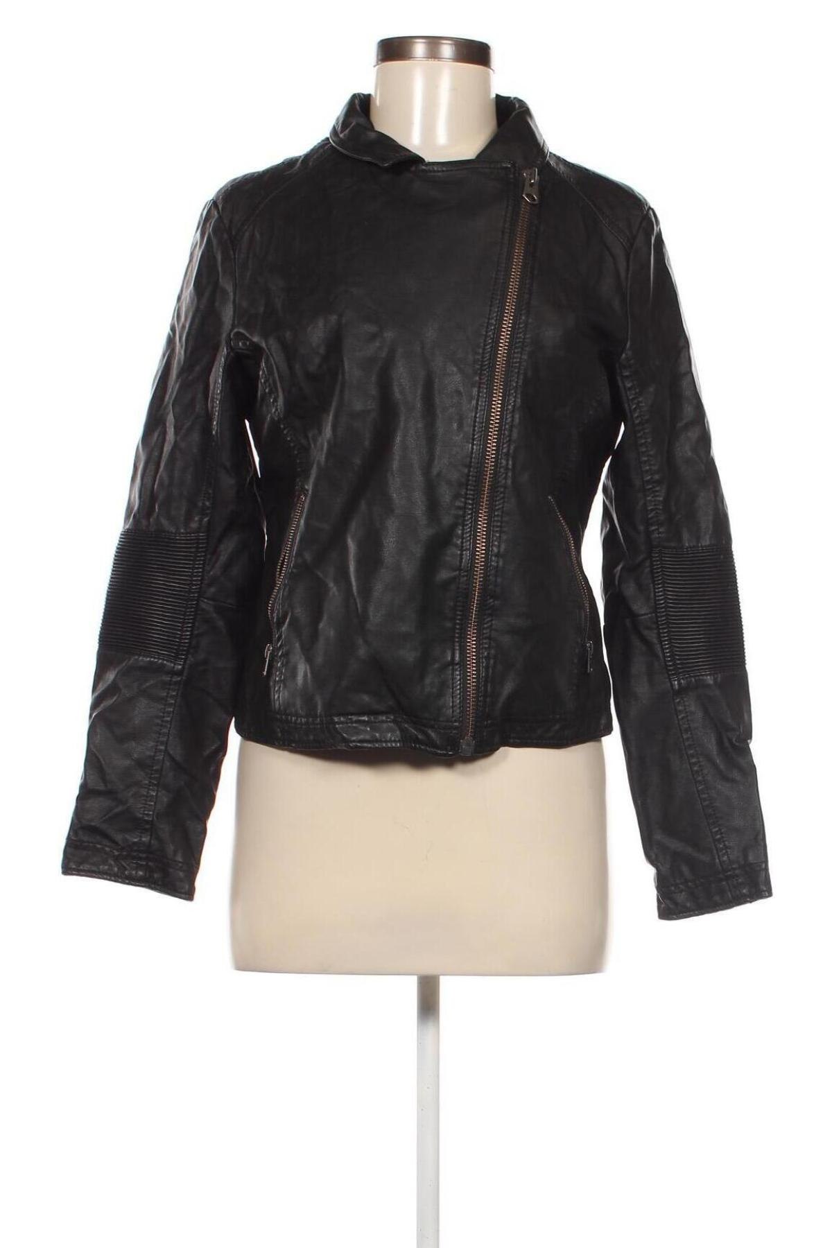 Dámska kožená bunda  S.Oliver, Veľkosť L, Farba Čierna, Cena  17,86 €