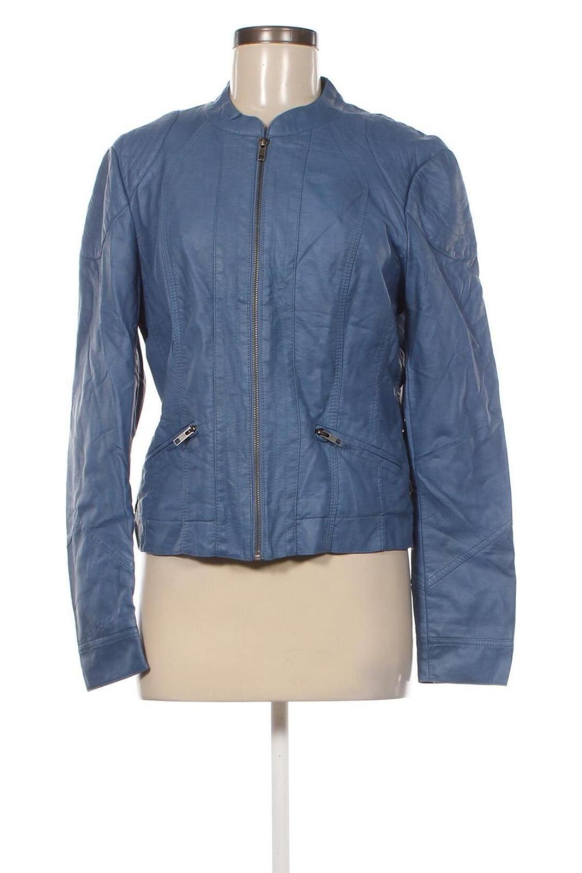 Damen Lederjacke Soya Concept, Größe M, Farbe Blau, Preis 18,79 €