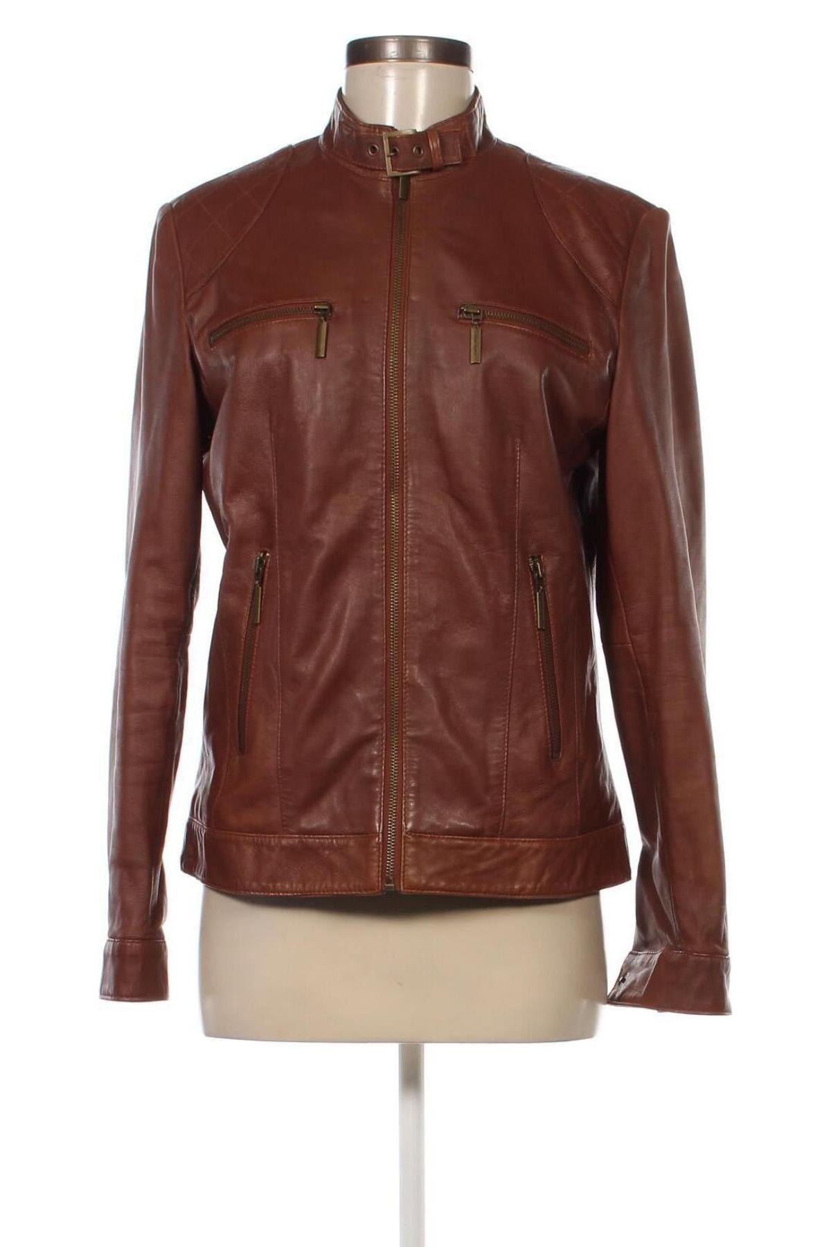 Damen Lederjacke Tchibo, Größe M, Farbe Braun, Preis 41,25 €