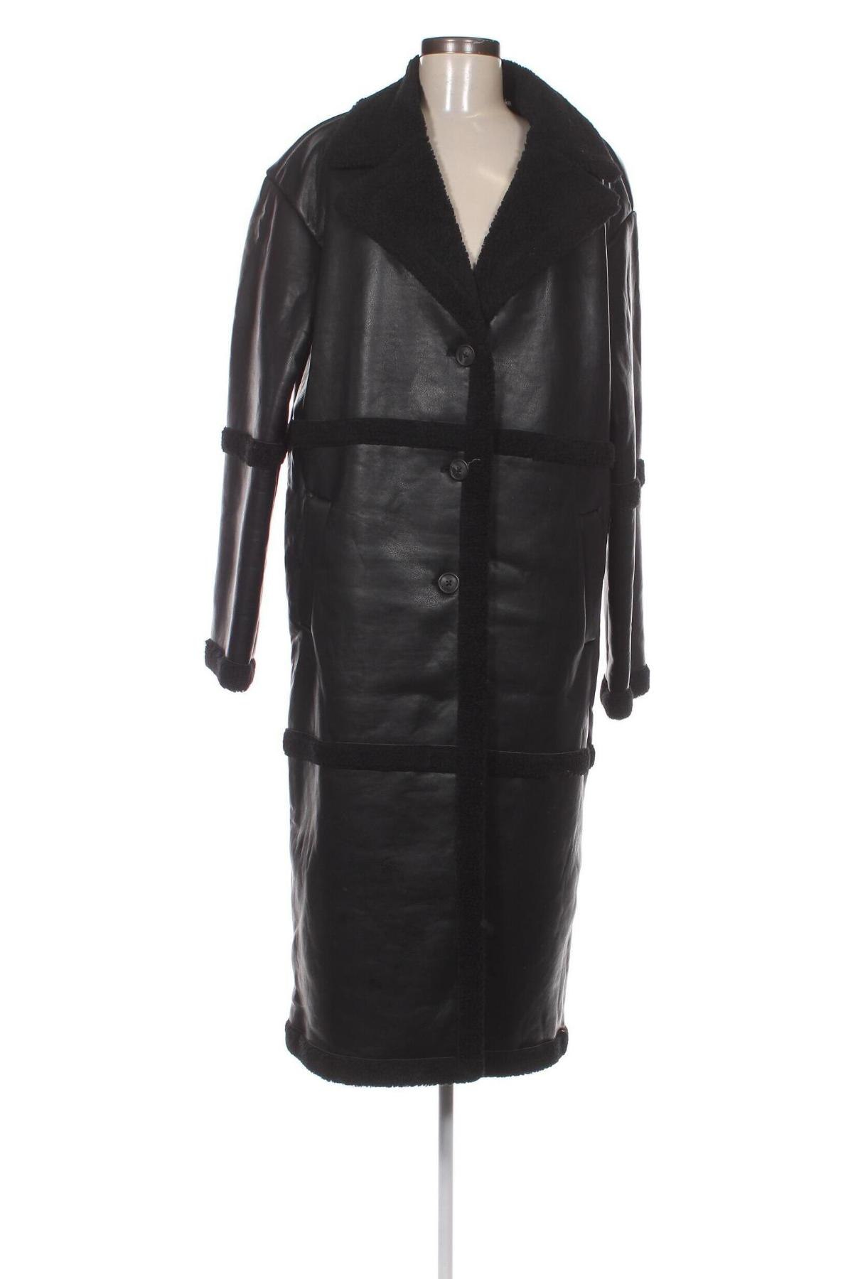 Γυναικείο δερμάτινο μπουφάν Vero Moda, Μέγεθος M, Χρώμα Μαύρο, Τιμή 28,28 €