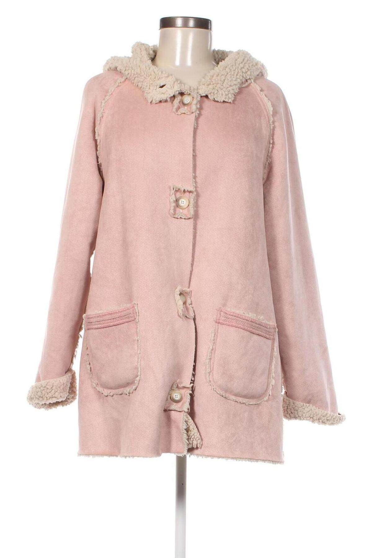 Дамско палто, Размер M, Цвят Розов, Цена 59,92 лв.