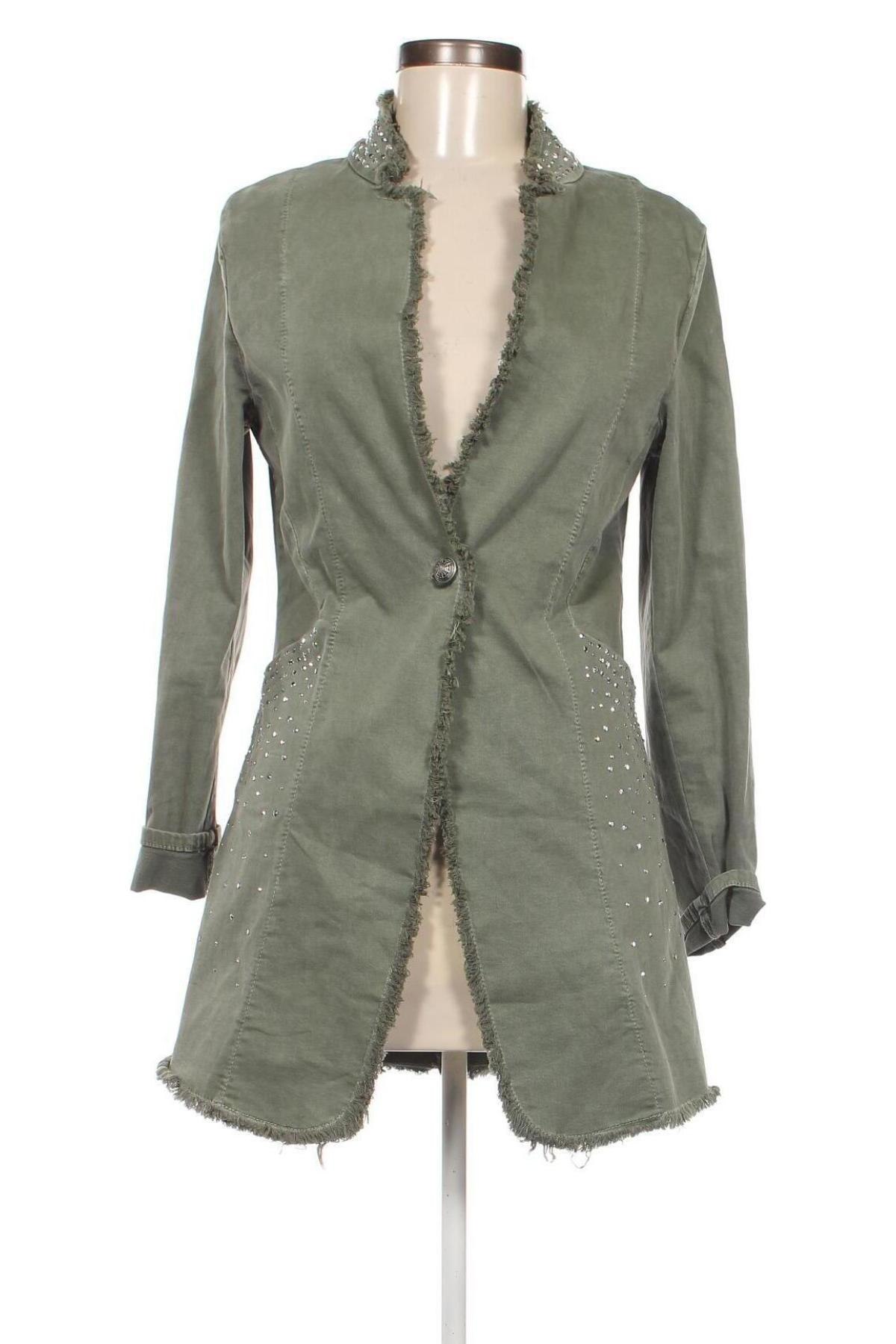 Palton de femei, Mărime S, Culoare Verde, Preț 105,27 Lei