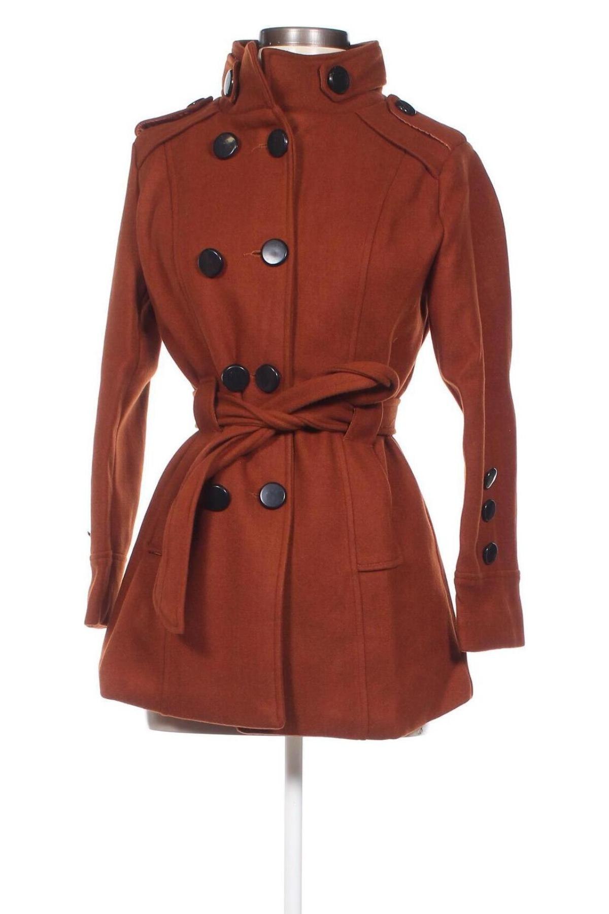 Γυναικείο παλτό, Μέγεθος S, Χρώμα Καφέ, Τιμή 68,62 €
