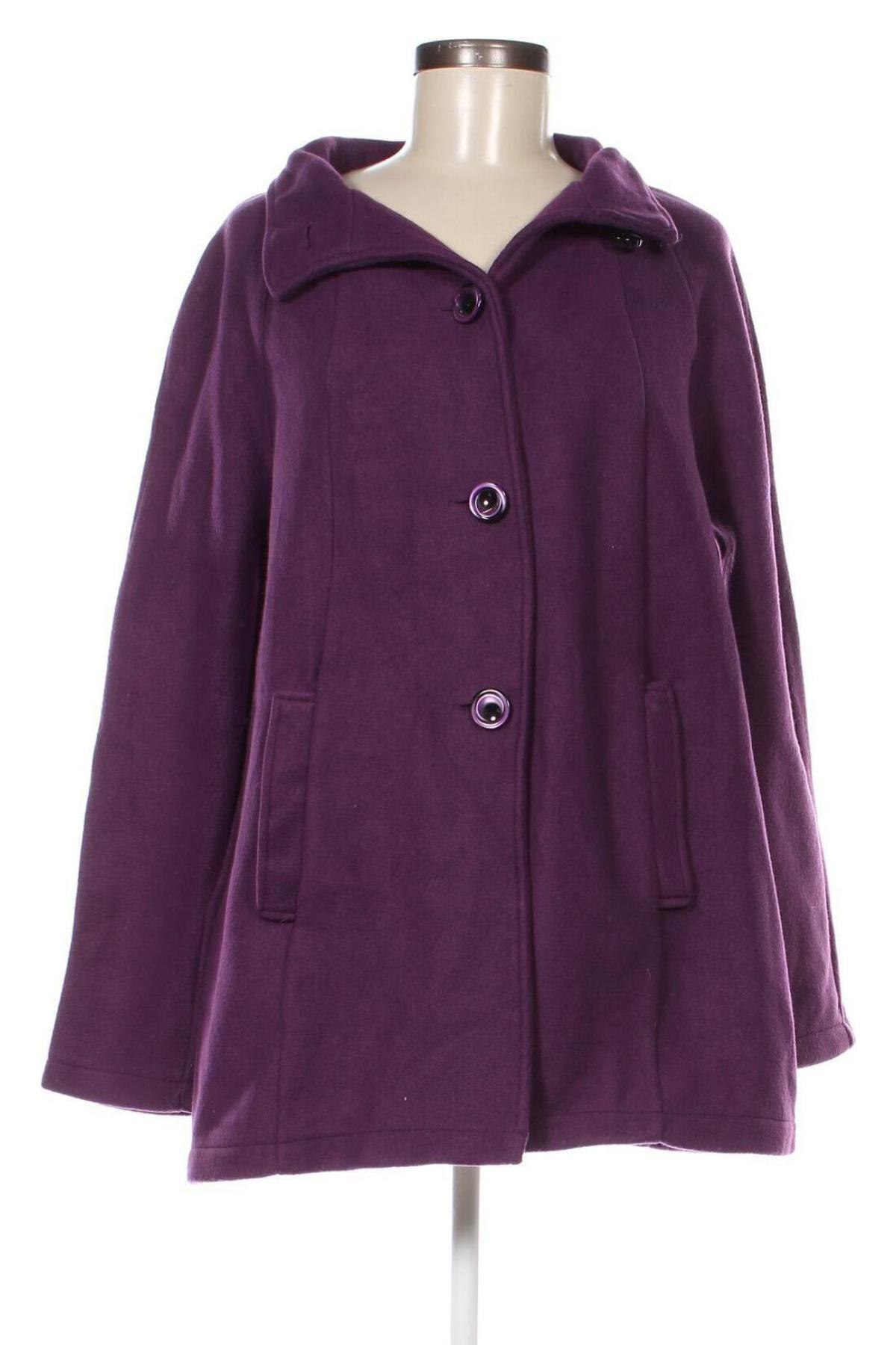 Дамско палто, Размер M, Цвят Лилав, Цена 59,92 лв.