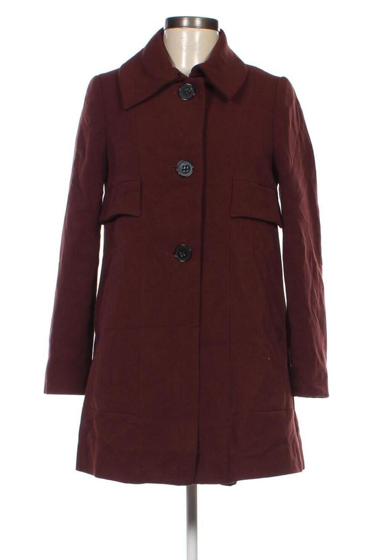 Дамско палто, Размер L, Цвят Червен, Цена 59,92 лв.