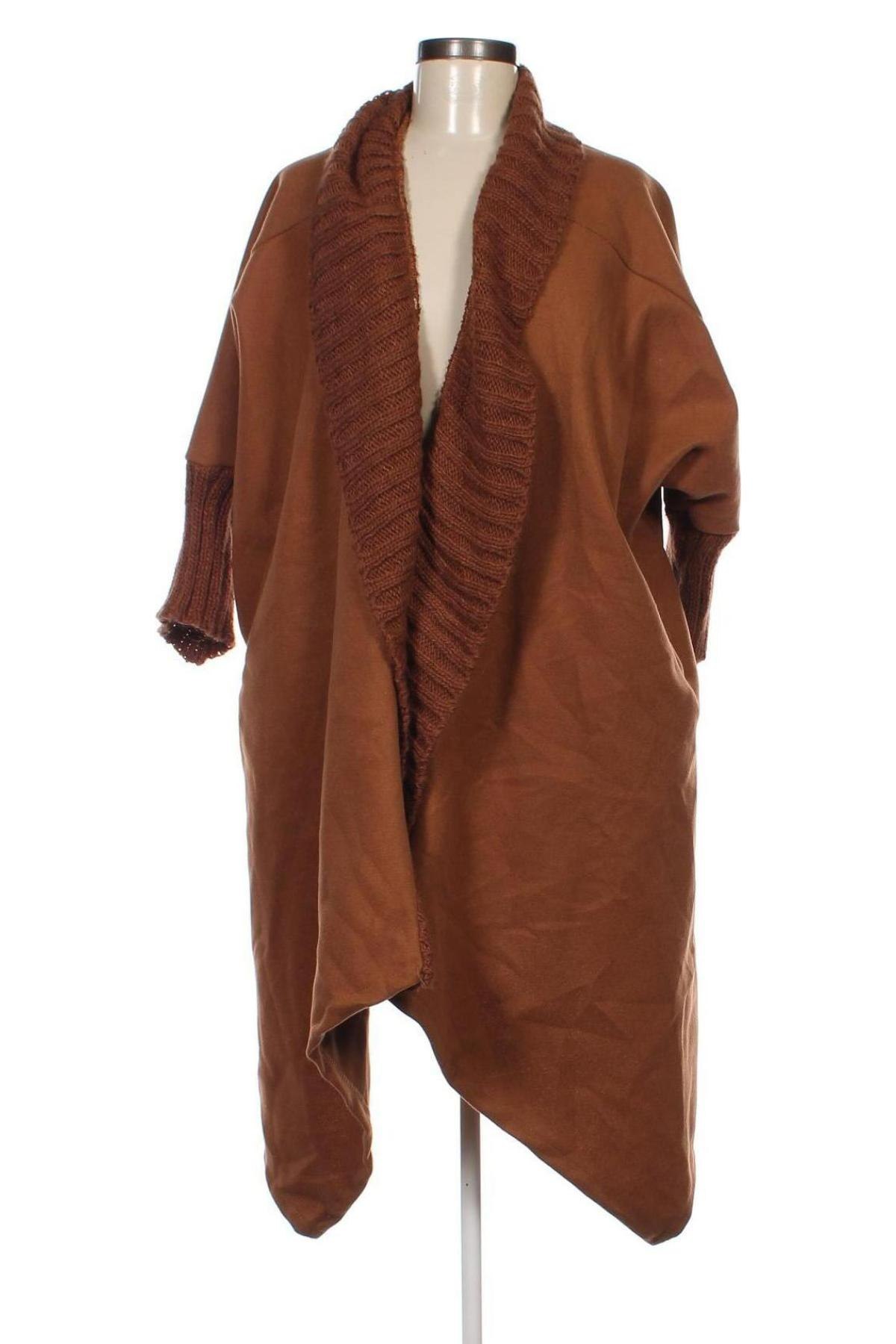 Дамско палто, Размер L, Цвят Кафяв, Цена 59,92 лв.