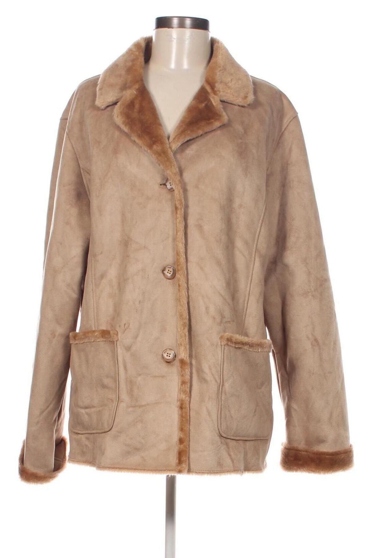 Γυναικείο παλτό, Μέγεθος XL, Χρώμα  Μπέζ, Τιμή 35,08 €