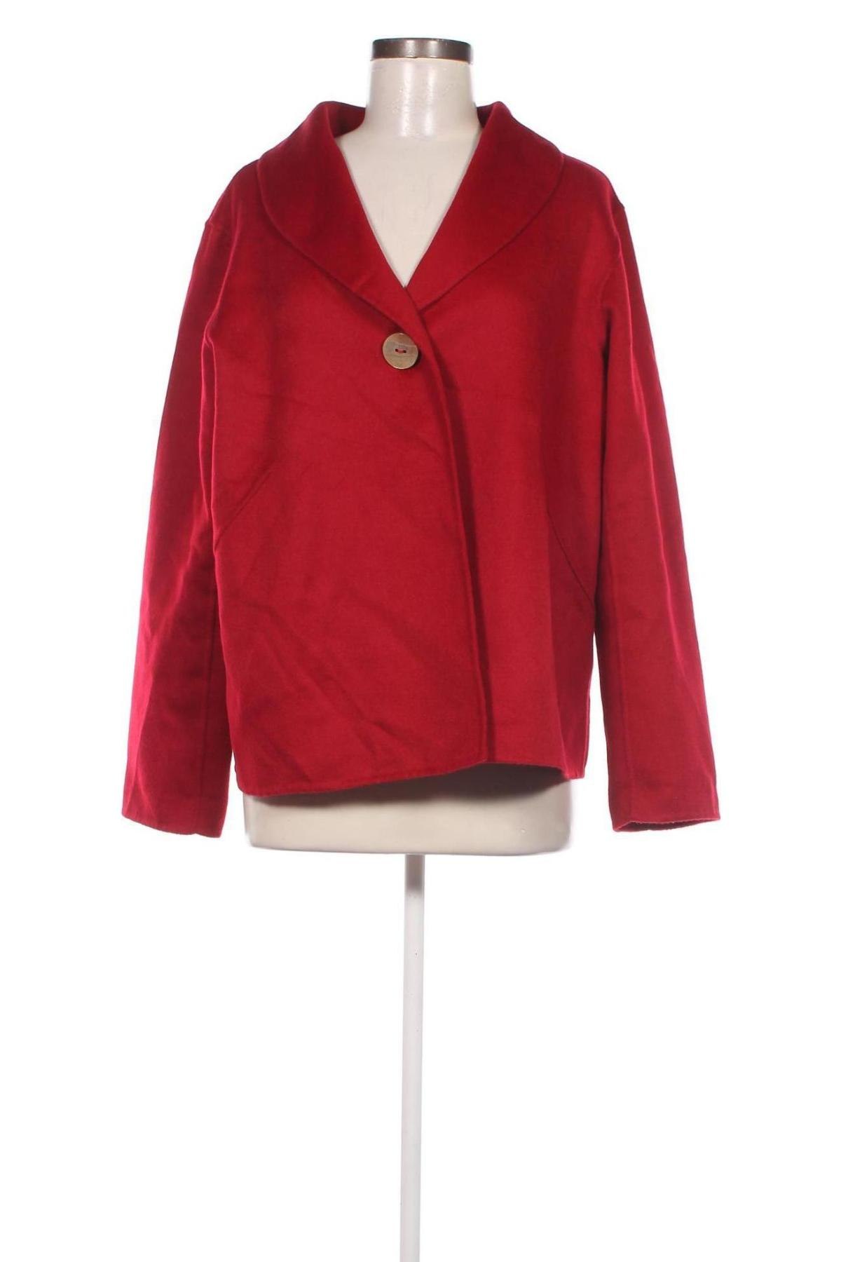 Dámský kabát , Velikost L, Barva Červená, Cena  1 058,00 Kč