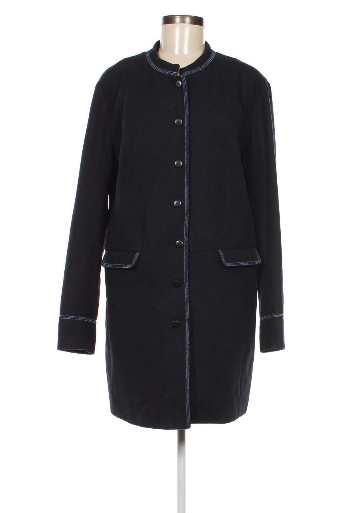 Γυναικείο παλτό Alba Moda, Μέγεθος XL, Χρώμα Μπλέ, Τιμή 26,28 €