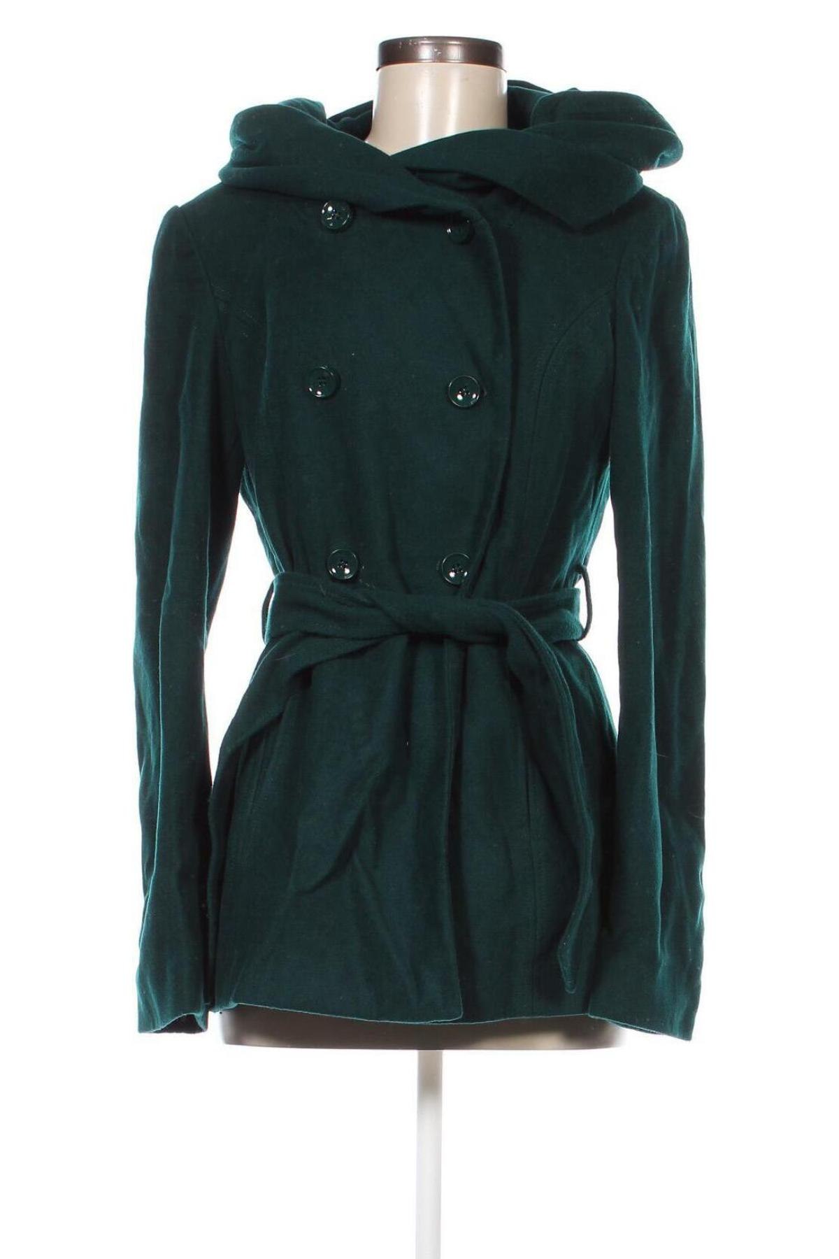 Palton de femei Amisu, Mărime M, Culoare Verde, Preț 207,66 Lei