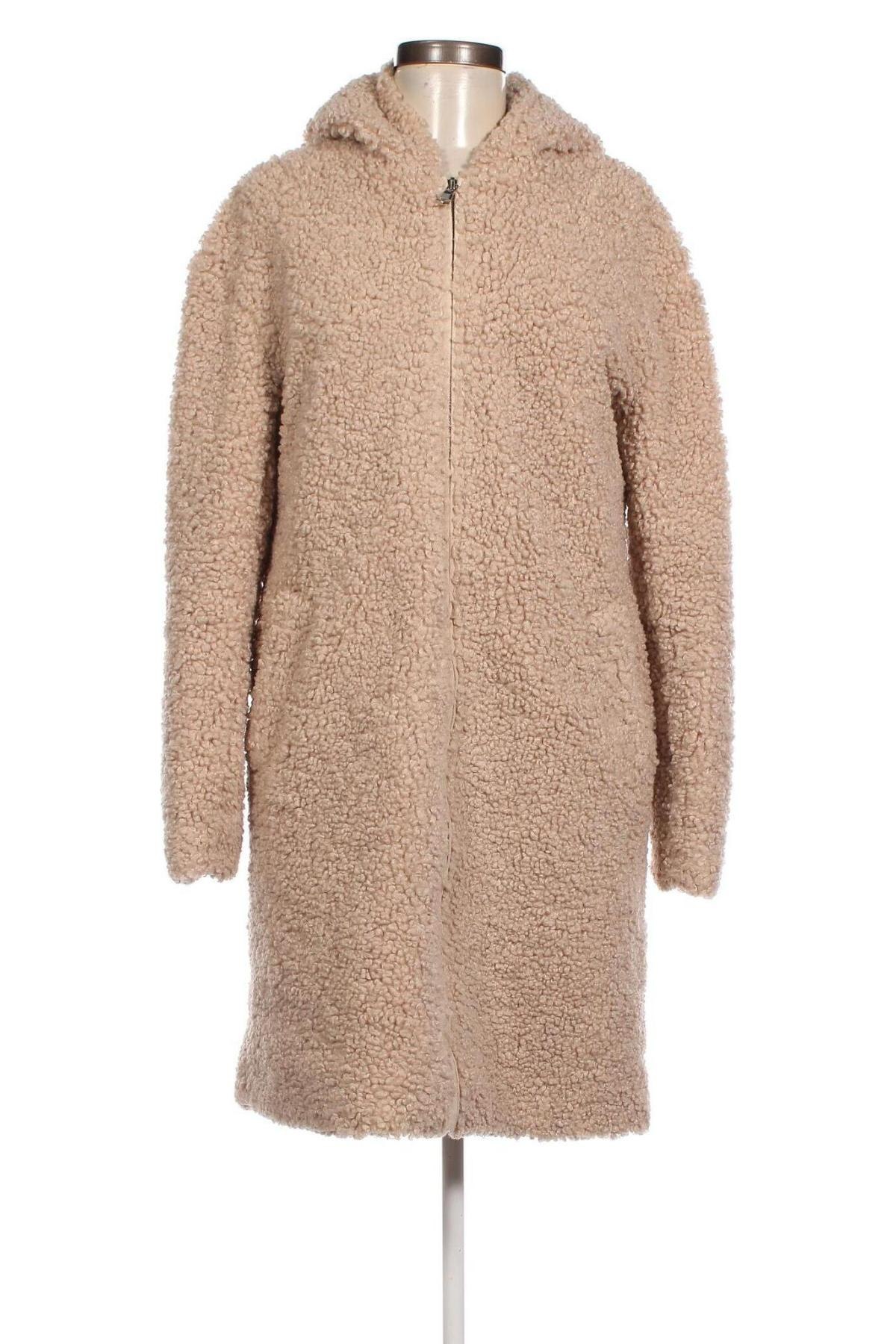 Dámsky kabát  Amisu, Veľkosť S, Farba Béžová, Cena  37,62 €